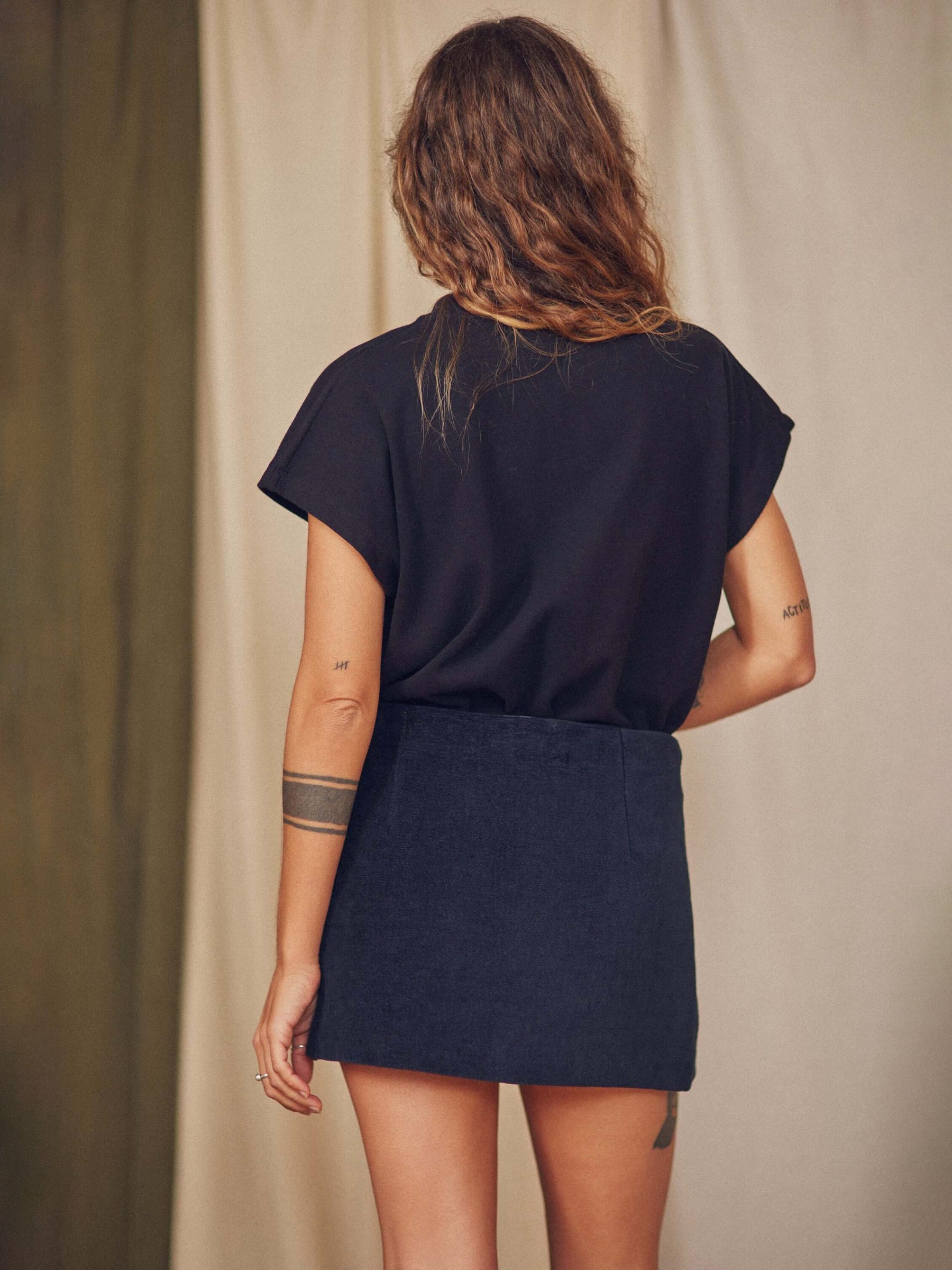 T-Shirt Basic Tee black Cossac