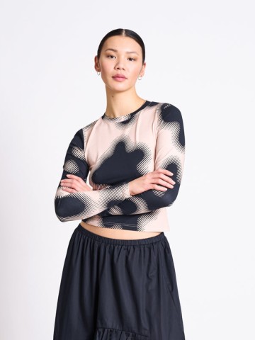 Longsleeve Barid digital flower print Jan 'n June
