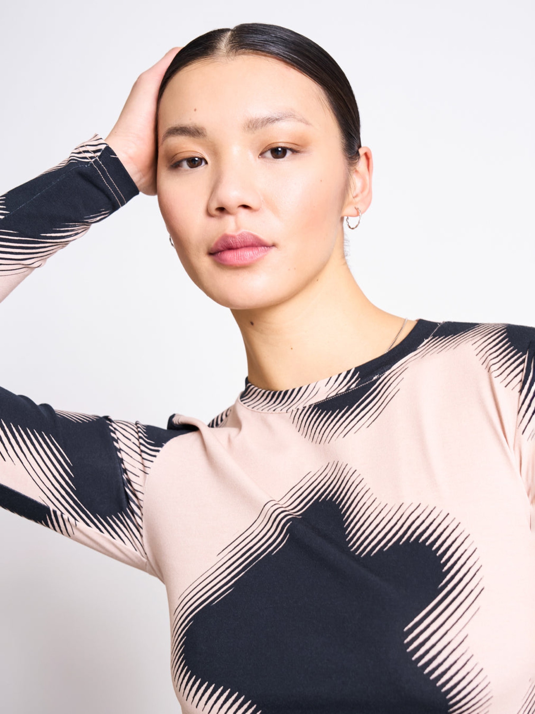 Longsleeve Barid digital flower print Jan 'n June