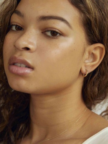 Ohrringe Small Hoop Earrings gold 9ct Wild Fawn