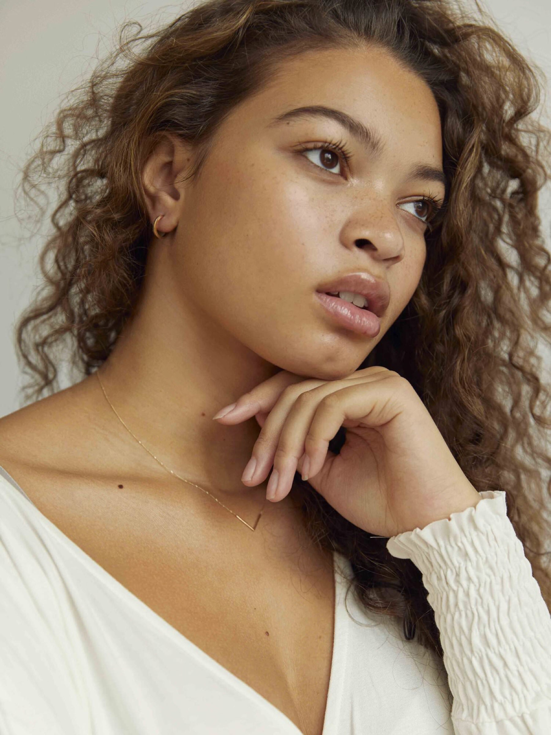 Ohrringe Small Hoop Earrings gold 9ct Wild Fawn