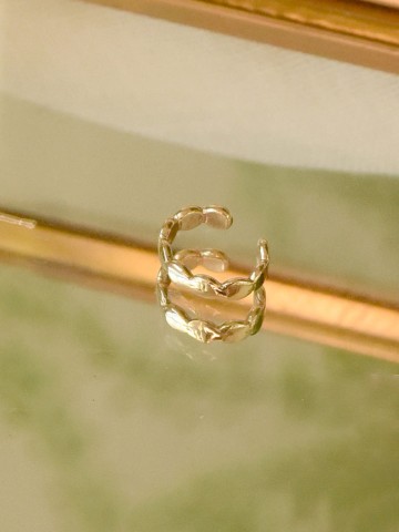 Ohrringe Beaded Ear Cuff 9ct gold Wild Fawn