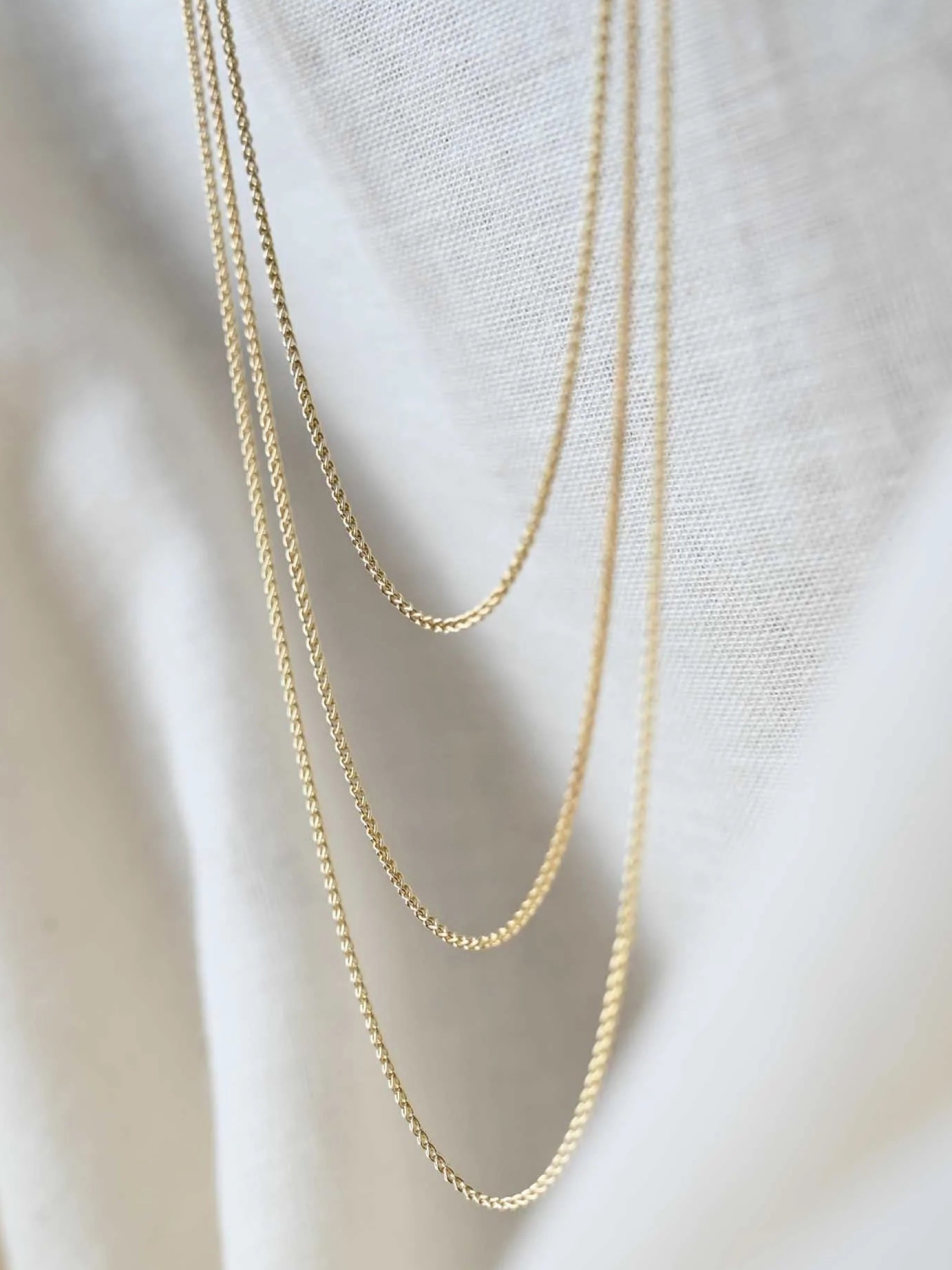 Halskette Spiga Layering Necklace gold 9ct Wild Fawn