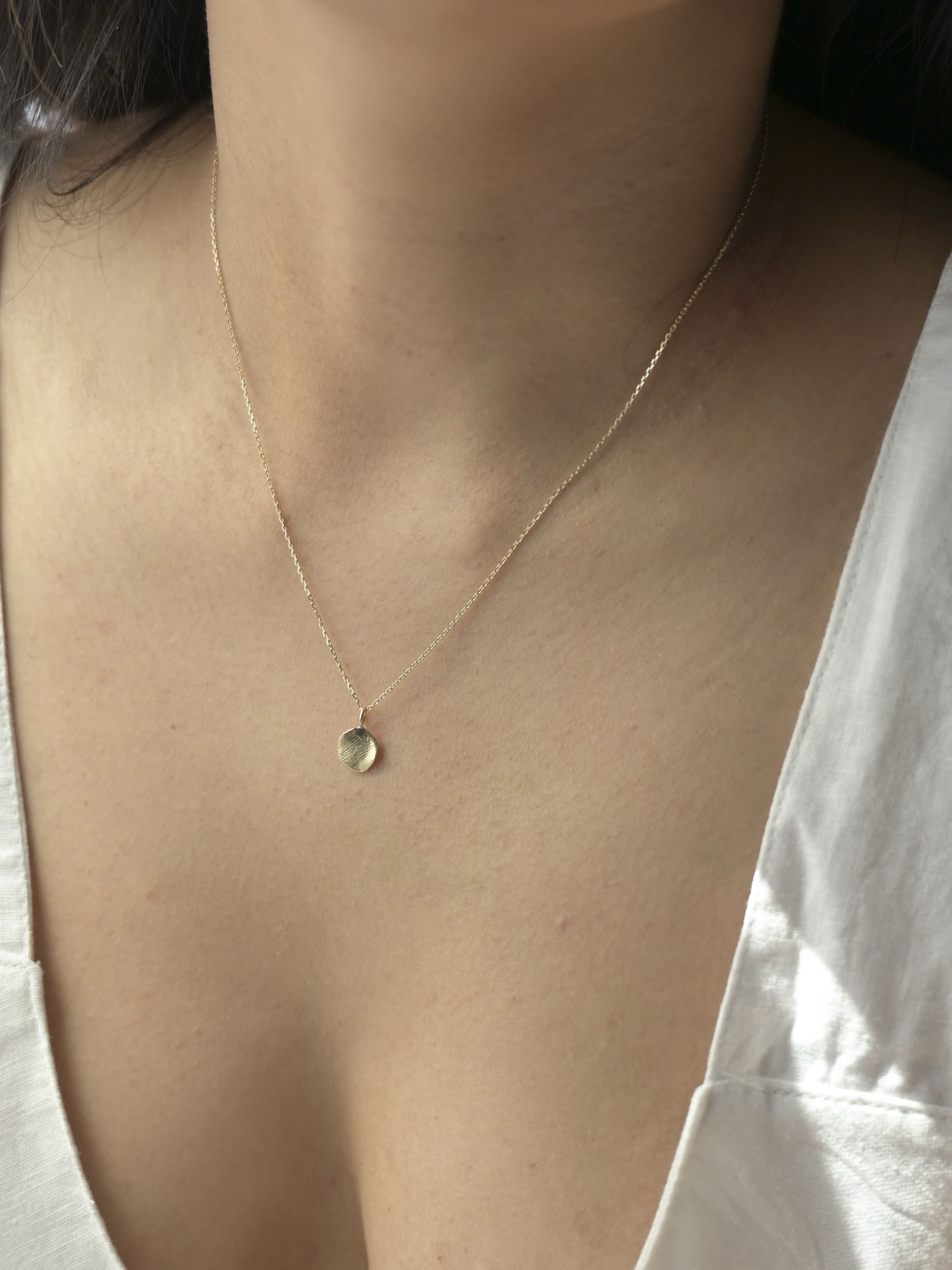 Halskette Imprint Pendant Necklace 9ct gold Wild Fawn