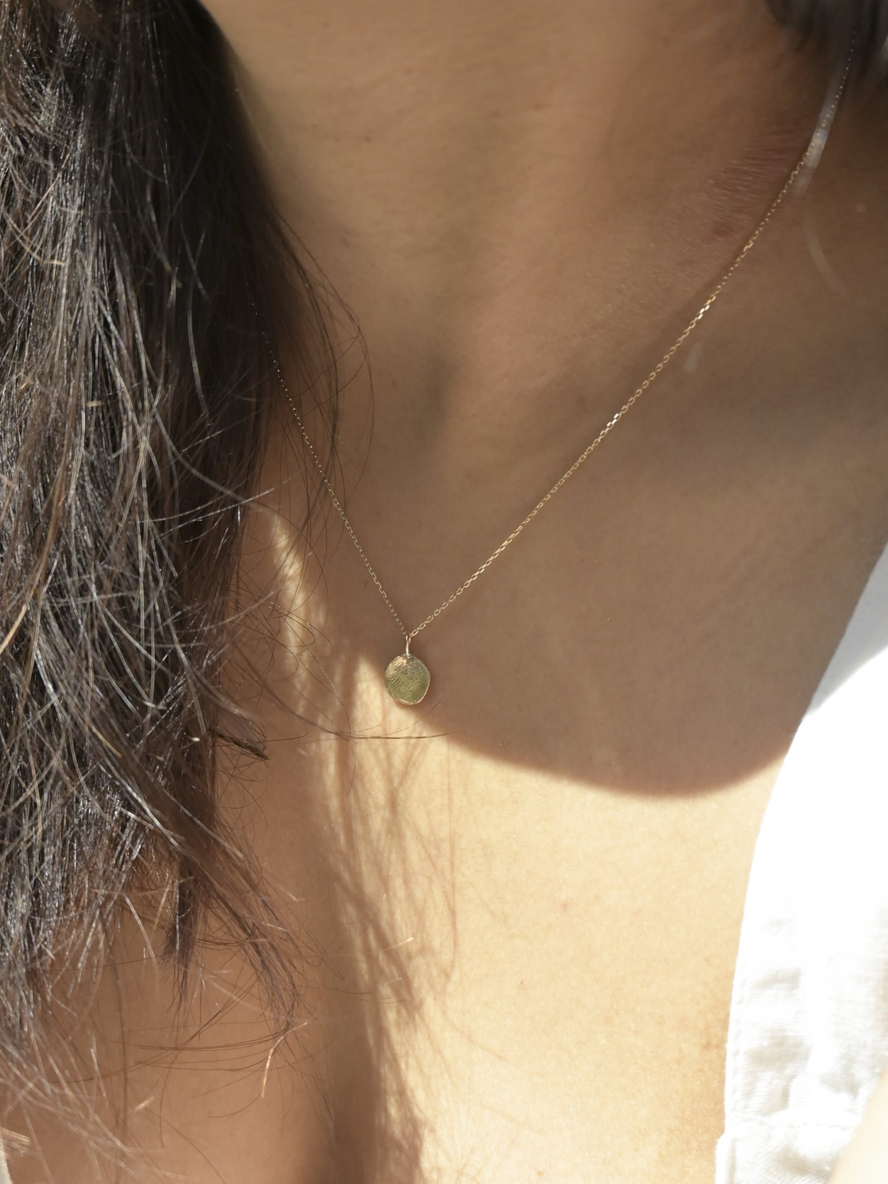 Halskette Imprint Pendant Necklace 9ct gold Wild Fawn