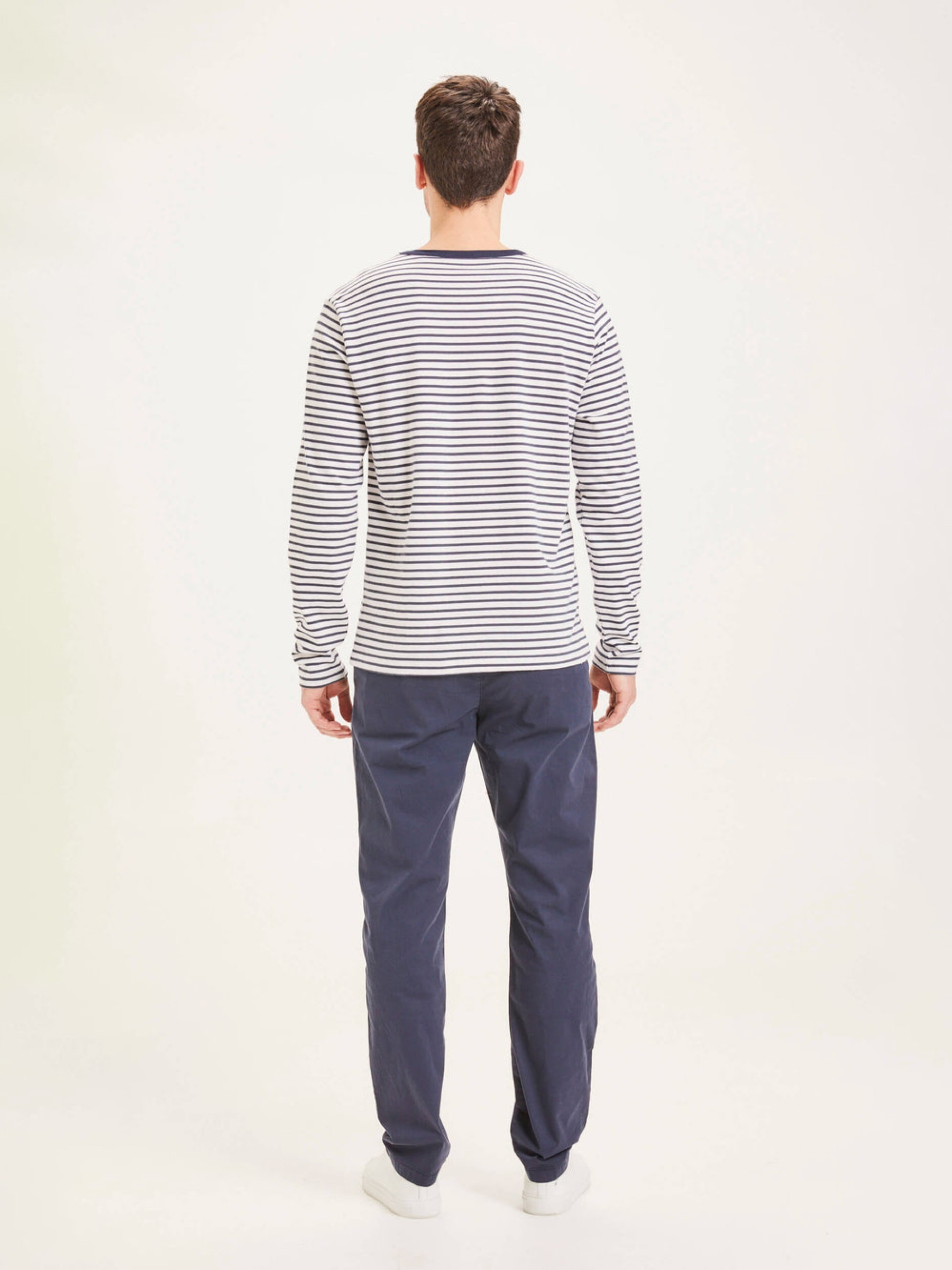 Hose Chuck Regular Chino Poplin Pant total eclipse Knowledge Cotton Apparel