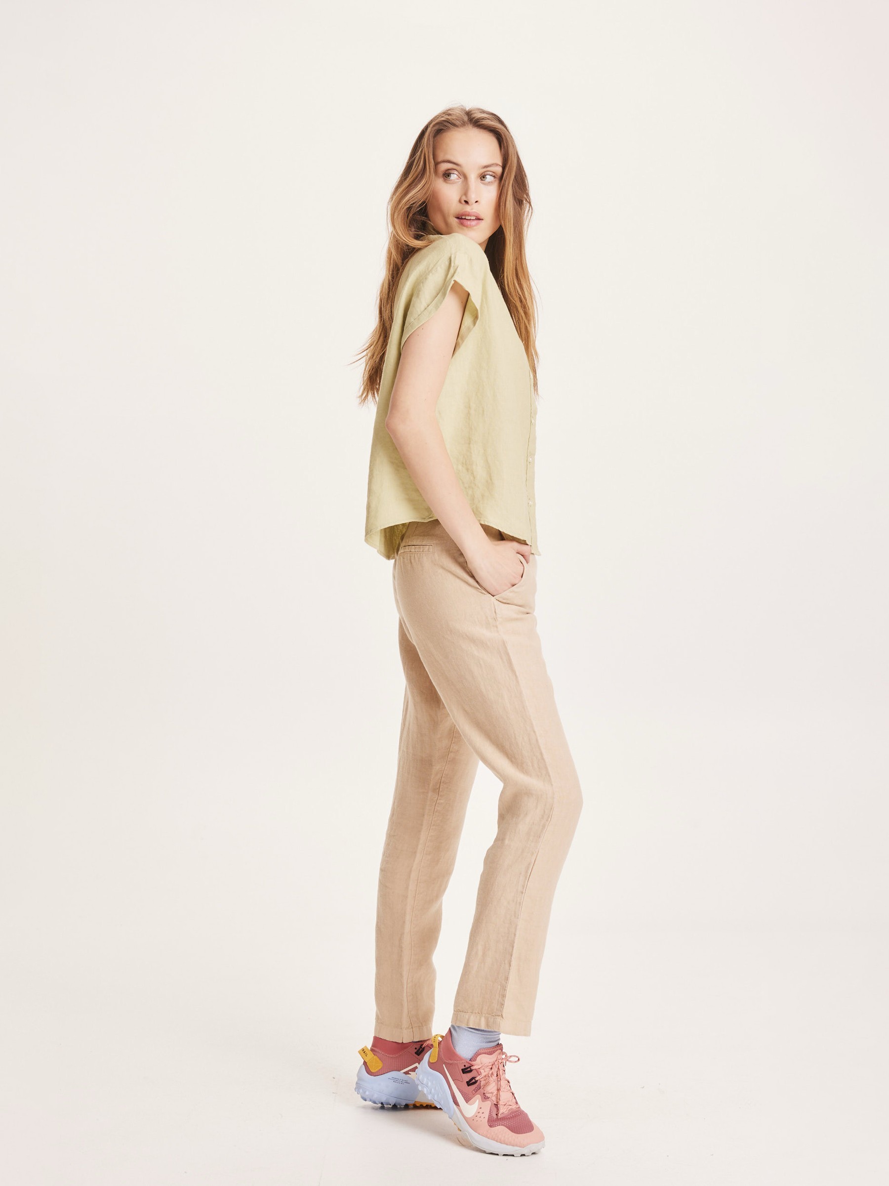 Hose Senna Loose Pants safari Knowledge Cotton Apparel