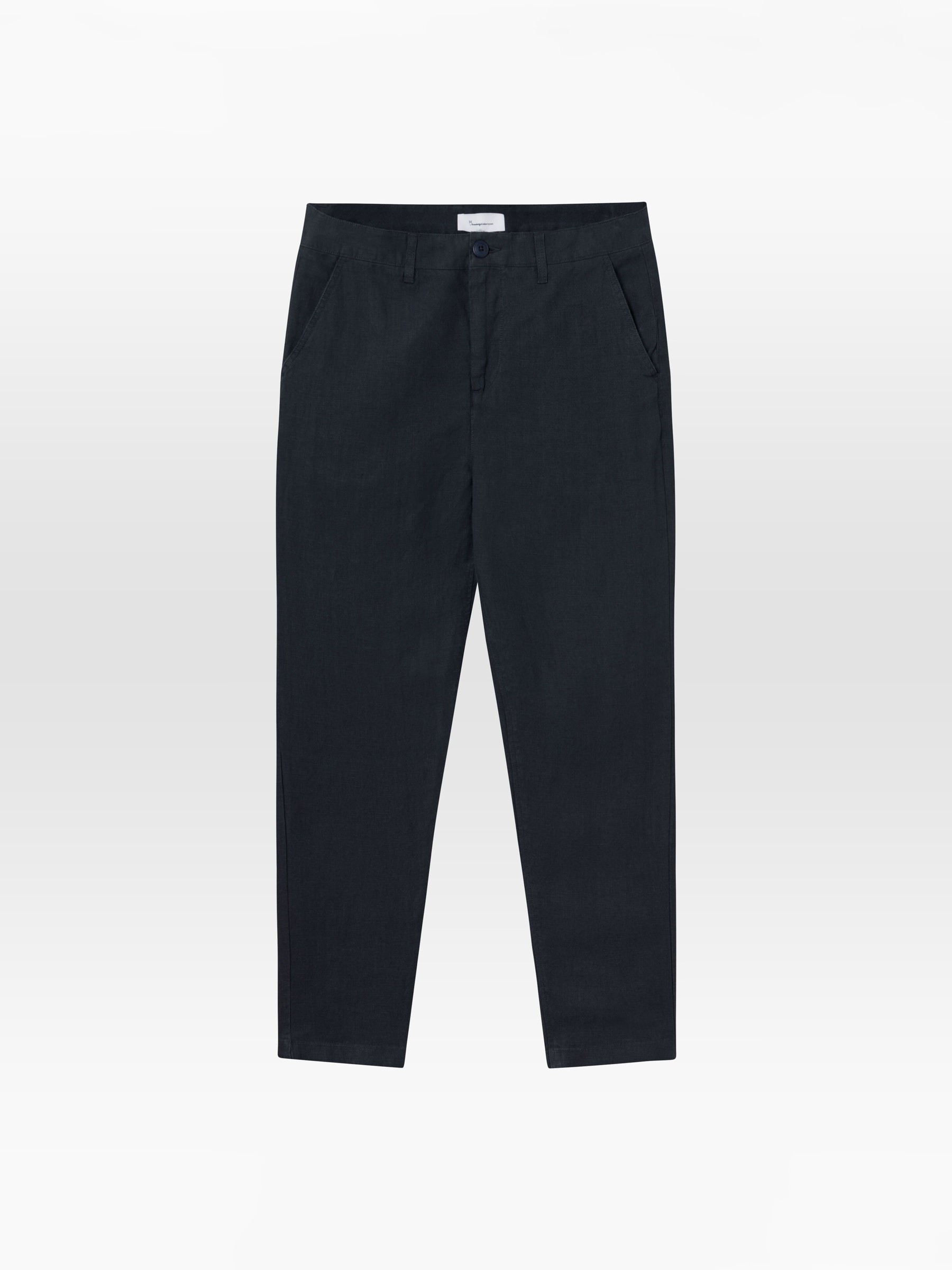 Hose Bob Loose Linen Pant total eclipse Knowledge Cotton Apparel