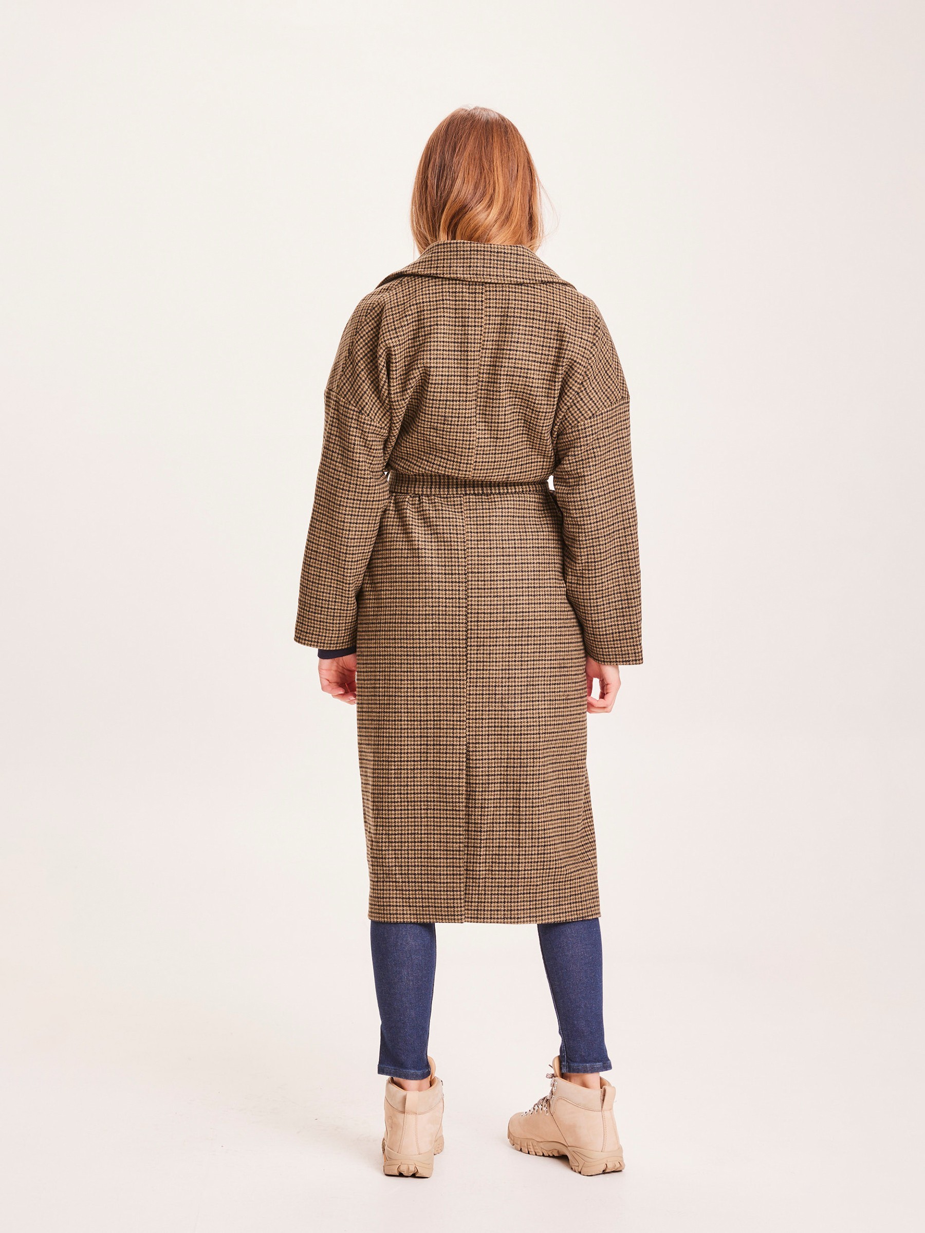 Mantel Poppy Wool Lapel Coat kelp Knowledge Cotton Apparel