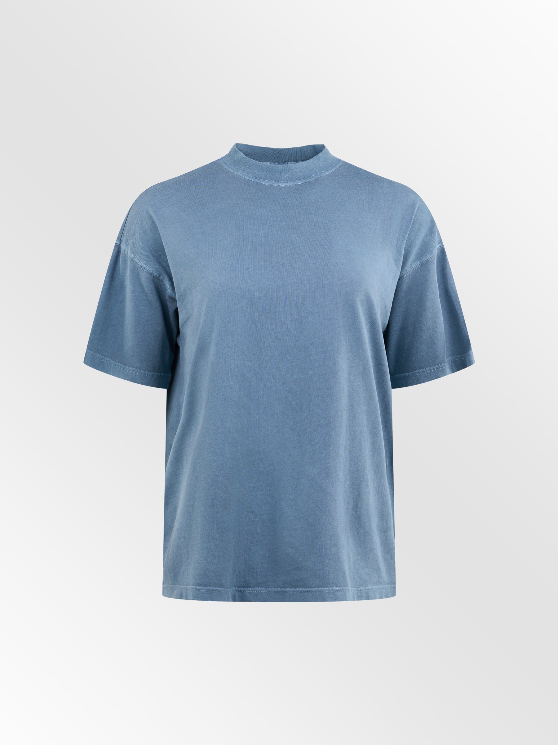 T-Shirt Tee Nuance By Nature china blue Knowledge Cotton Apparel