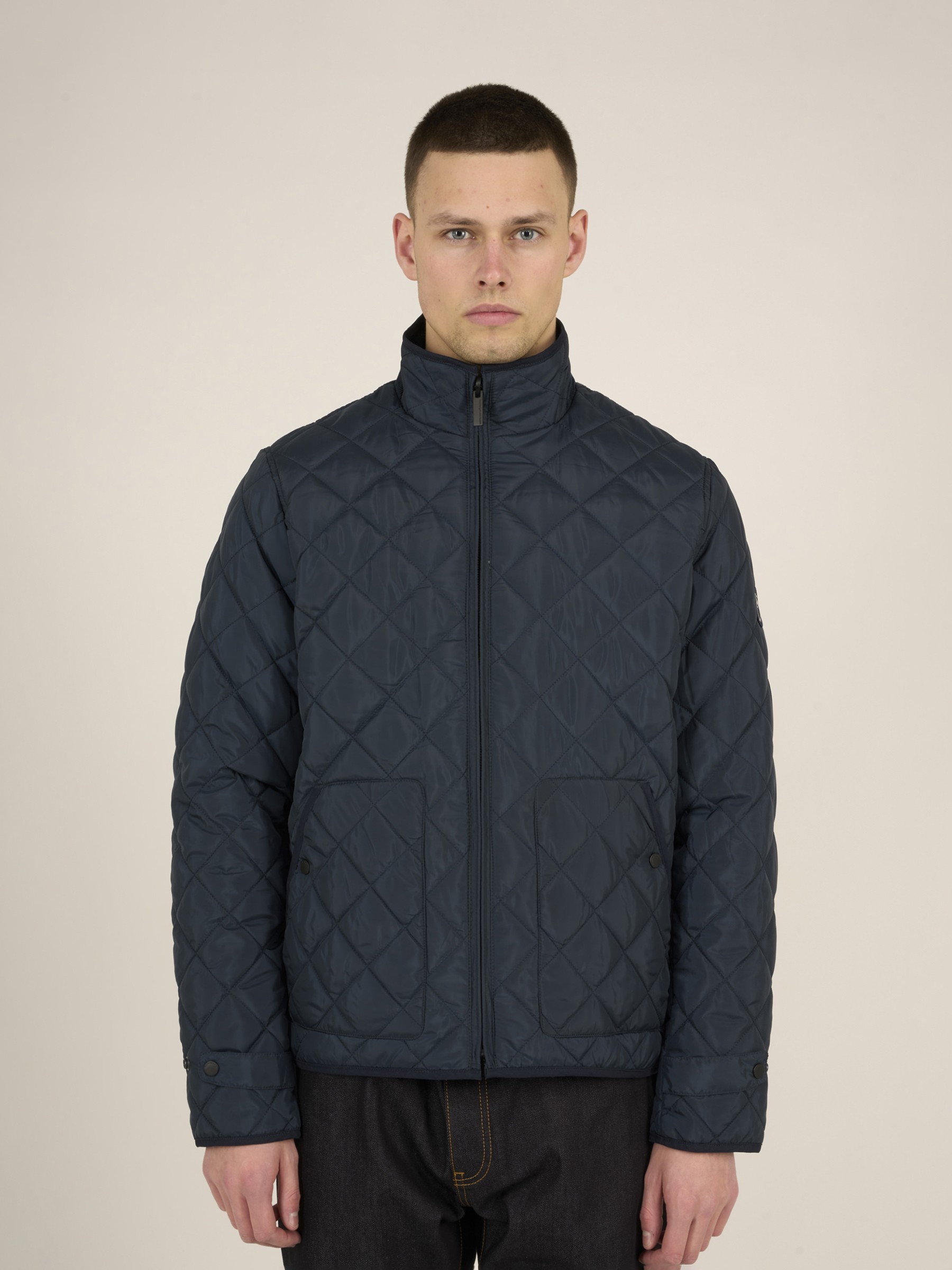 Jacke Fjord Quilted Reversible Jacket total eclipse Knowledge Cotton Apparel
