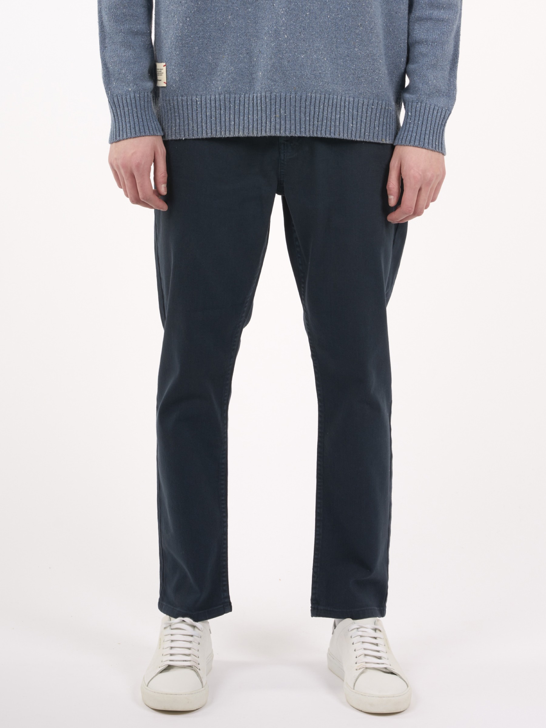 Hose Tim Tapered Twill Pant total eclipse Knowledge Cotton Apparel