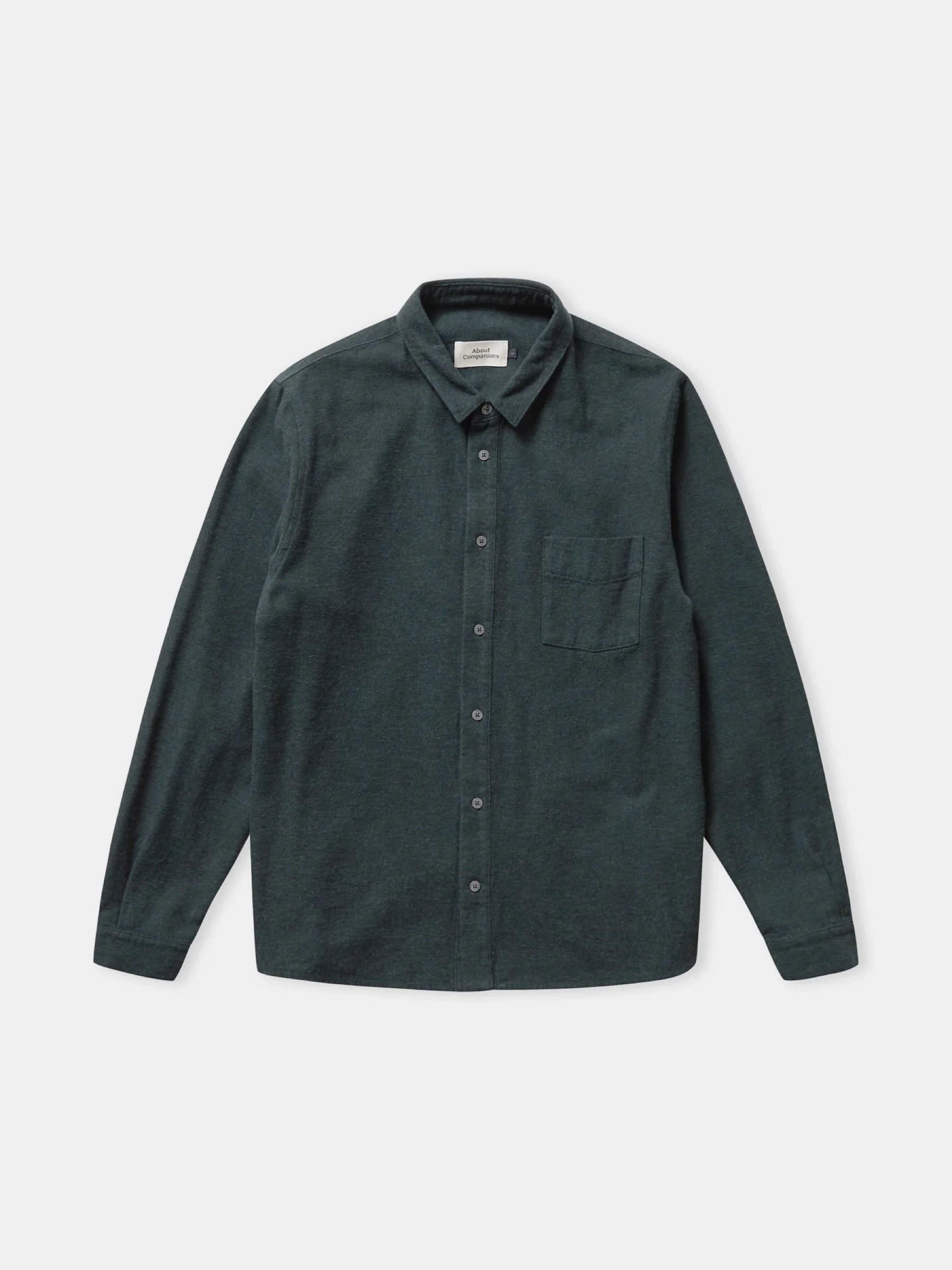 Hemd Simon Shirt eco flannel scot green About Companions