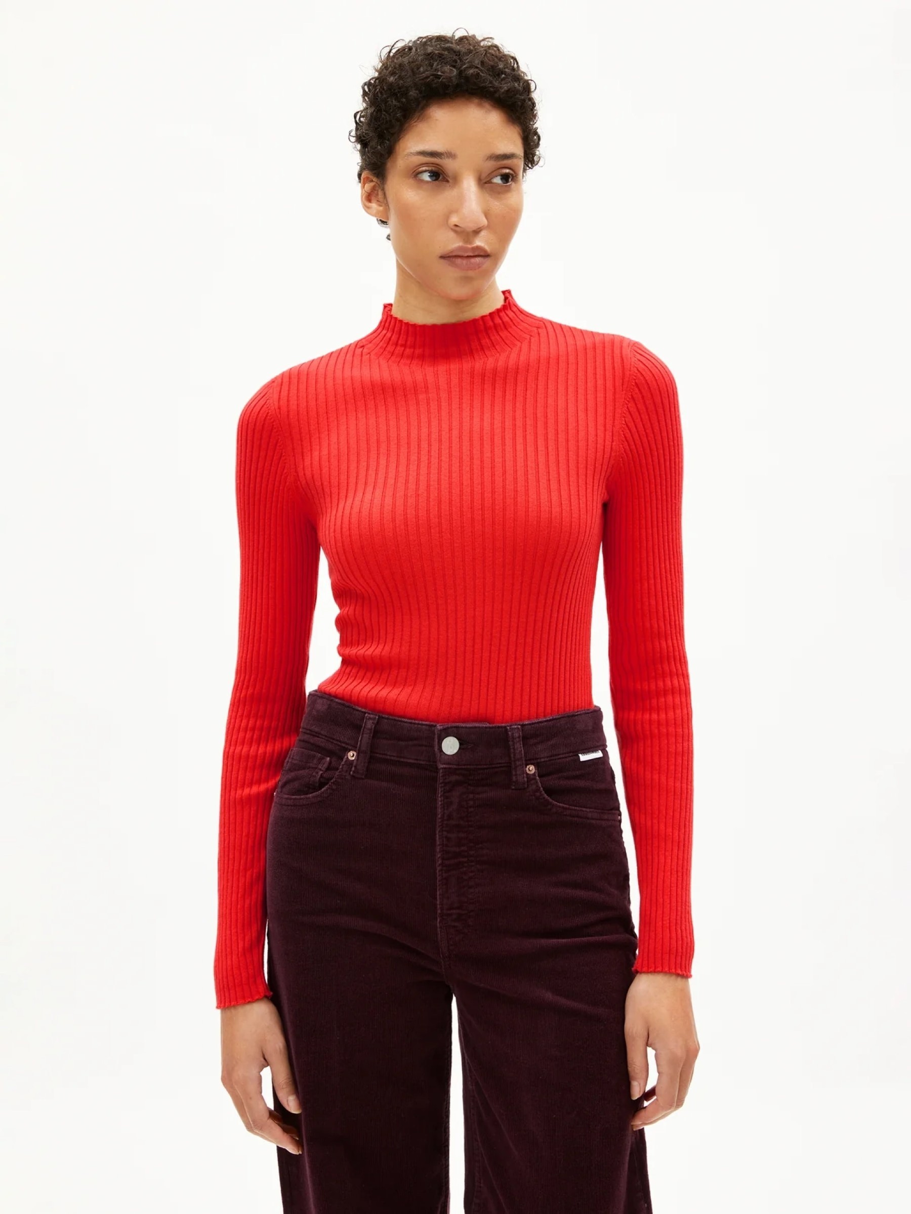 Longsleeve Alaania candy apple Armedangels