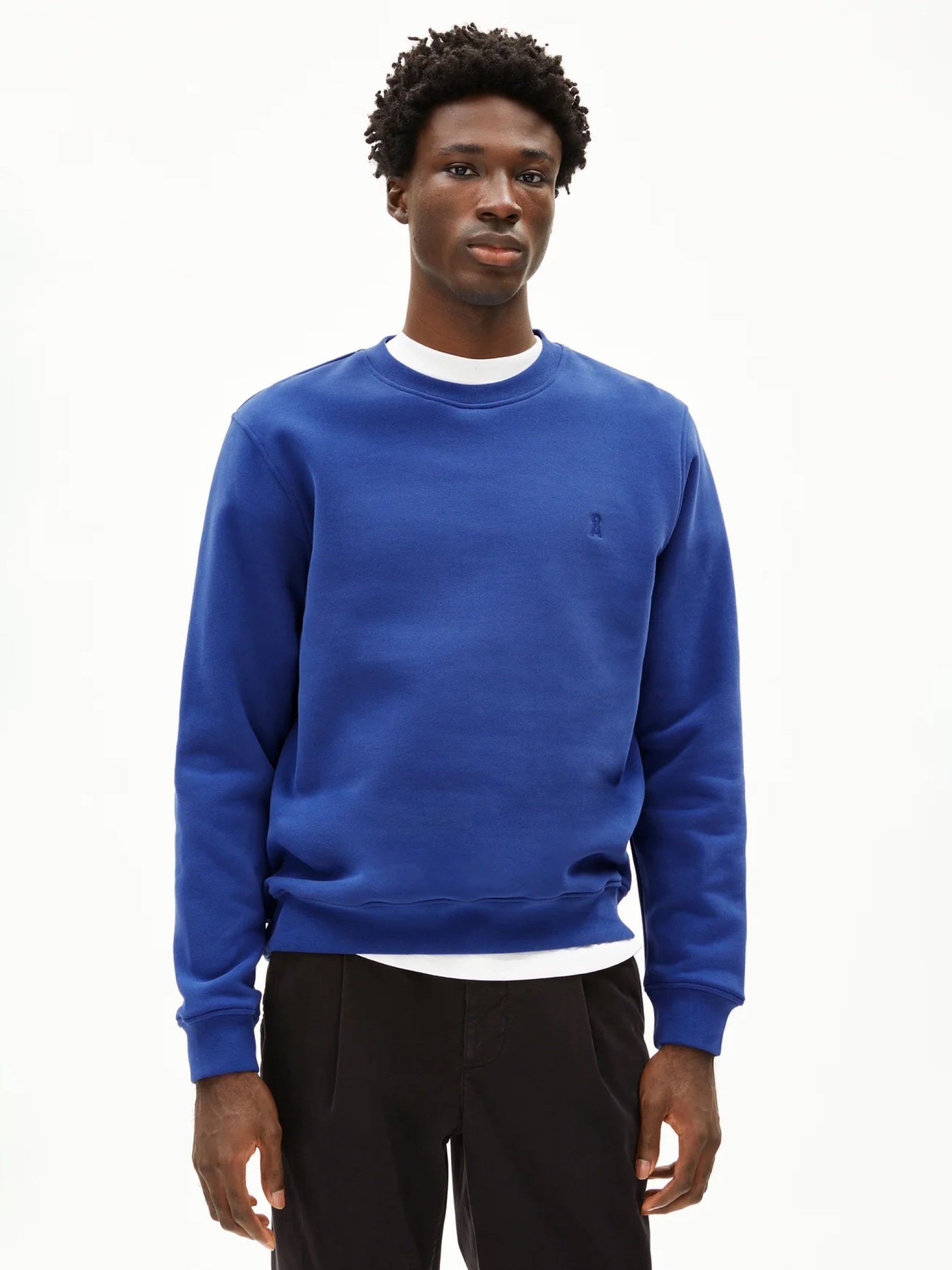 Pullover Baaro Fleece dark wave Armedangels