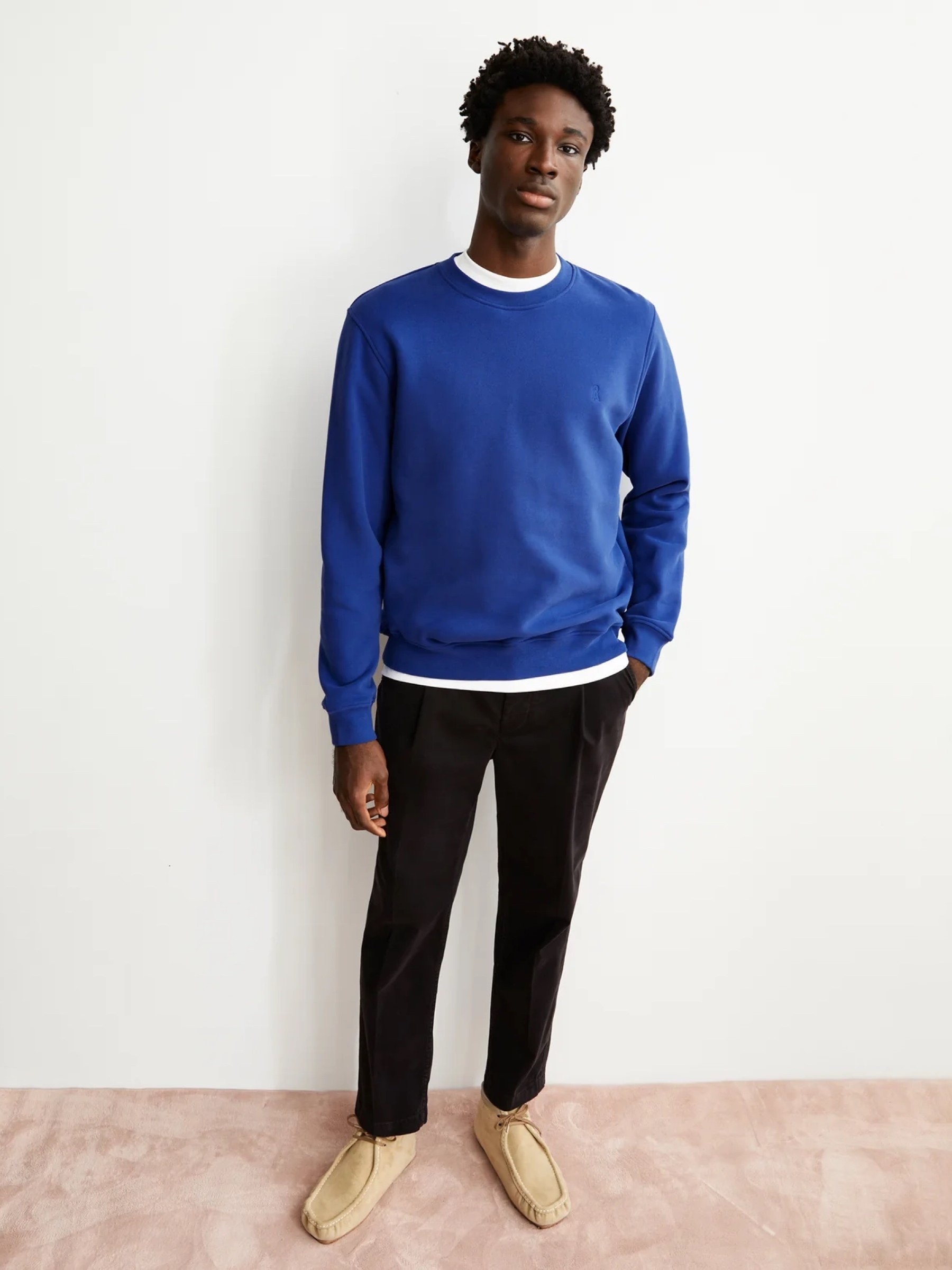 Pullover Baaro Fleece dark wave Armedangels