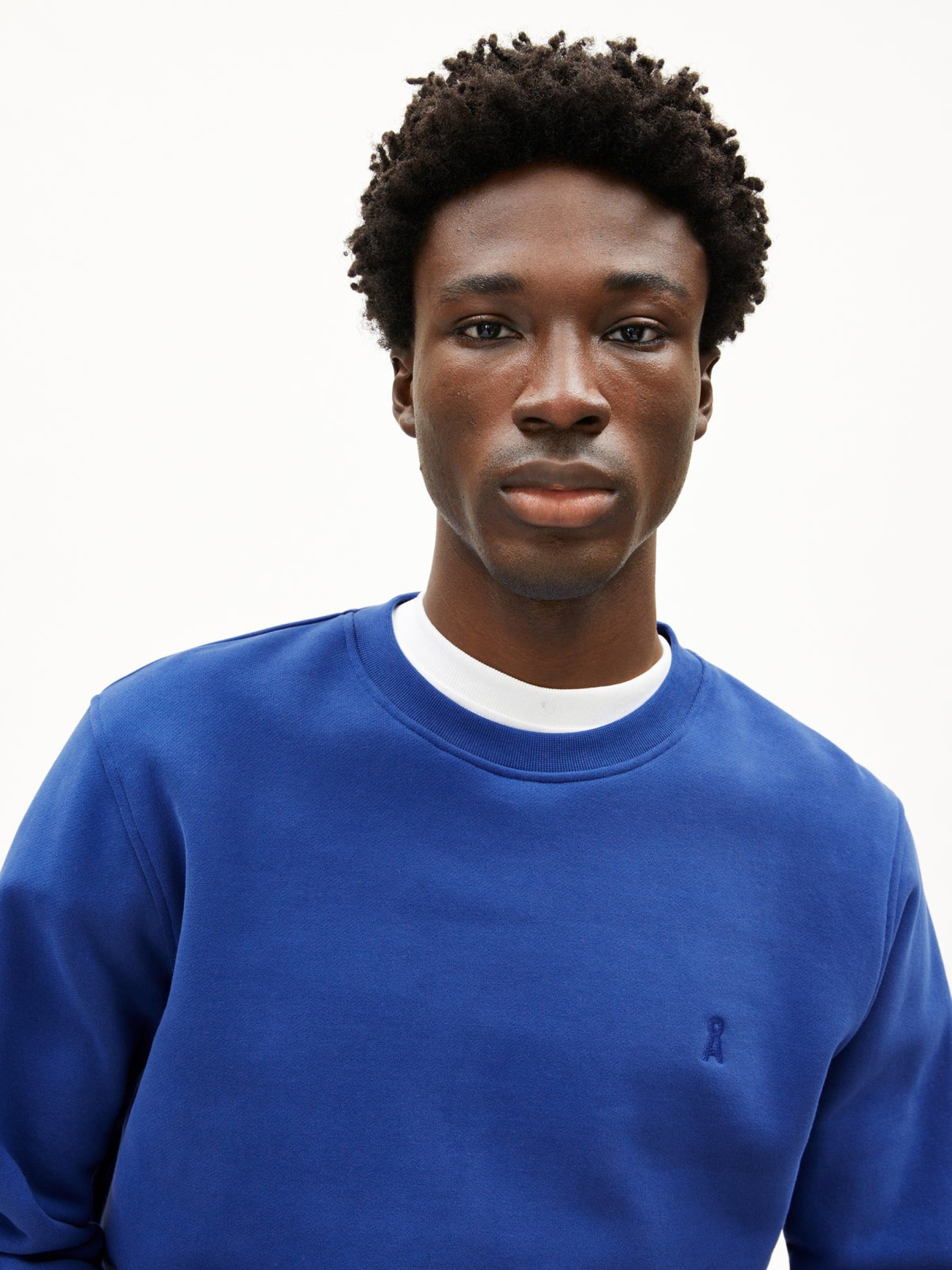 Pullover Baaro Fleece dark wave Armedangels