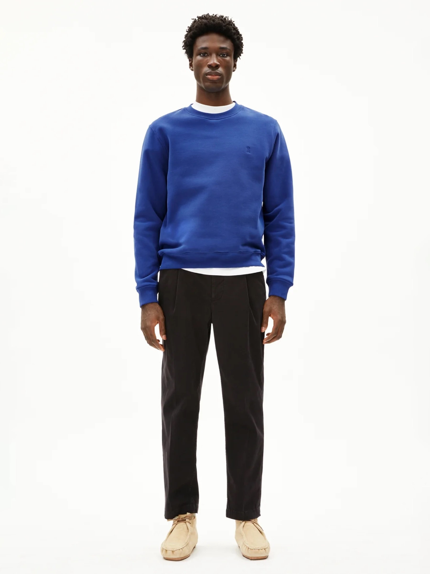 Pullover Baaro Fleece dark wave Armedangels