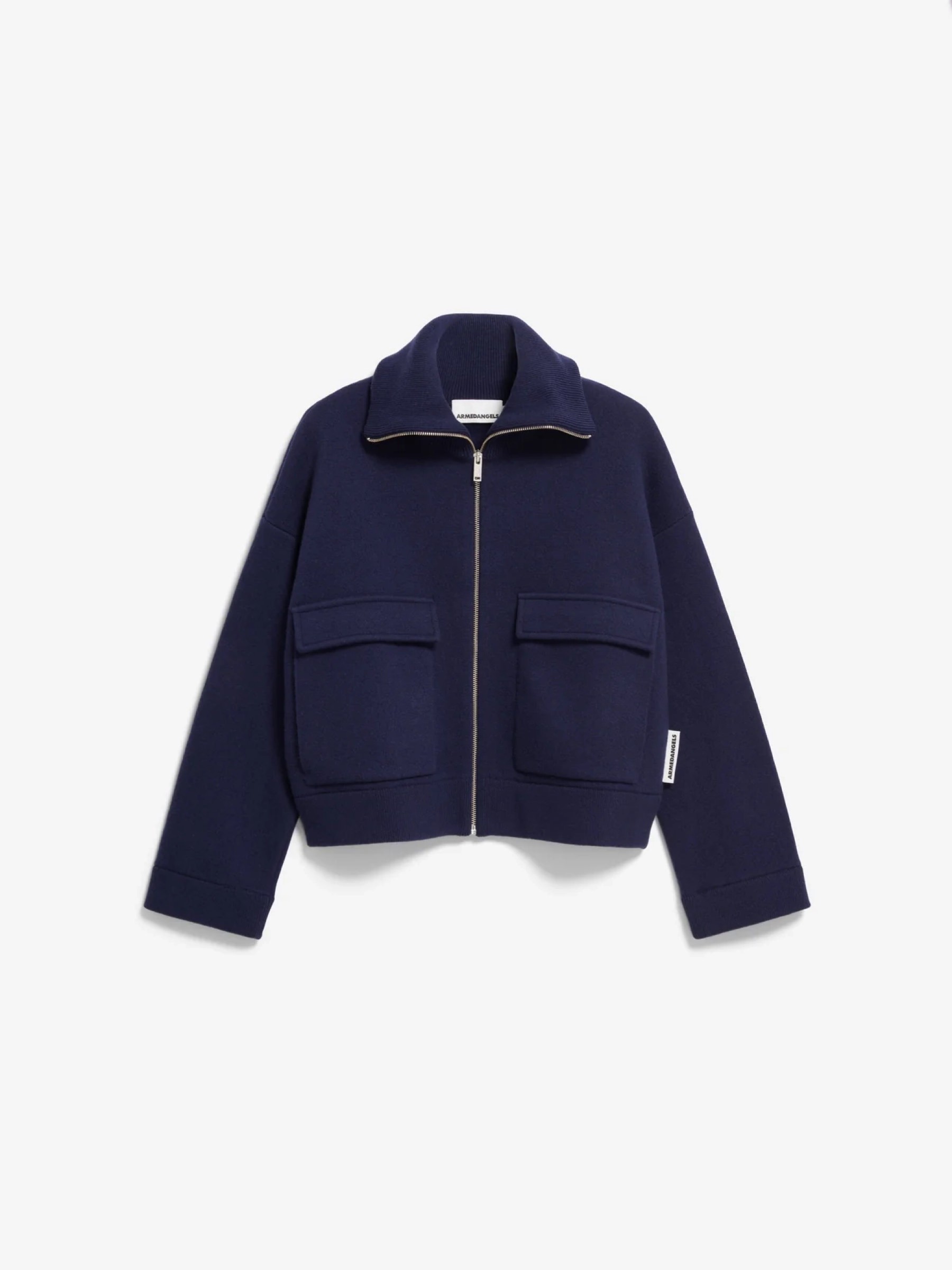 Zipper Joaniaas tinted navy Armedangels