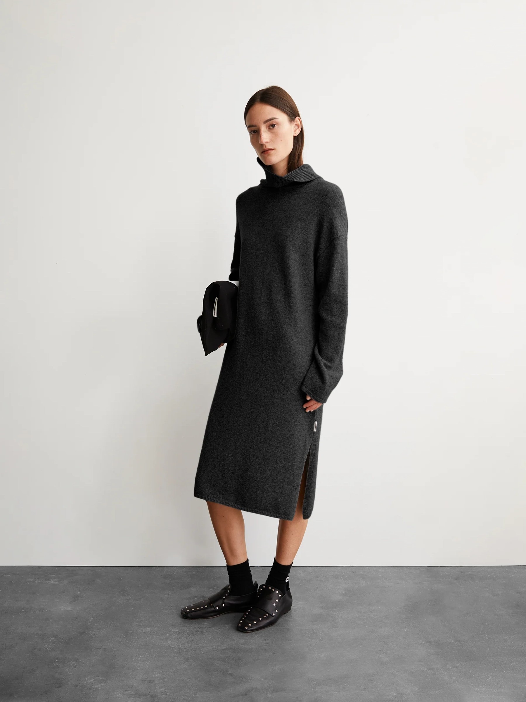 Kleid Aradiaa steel melange Armedangels