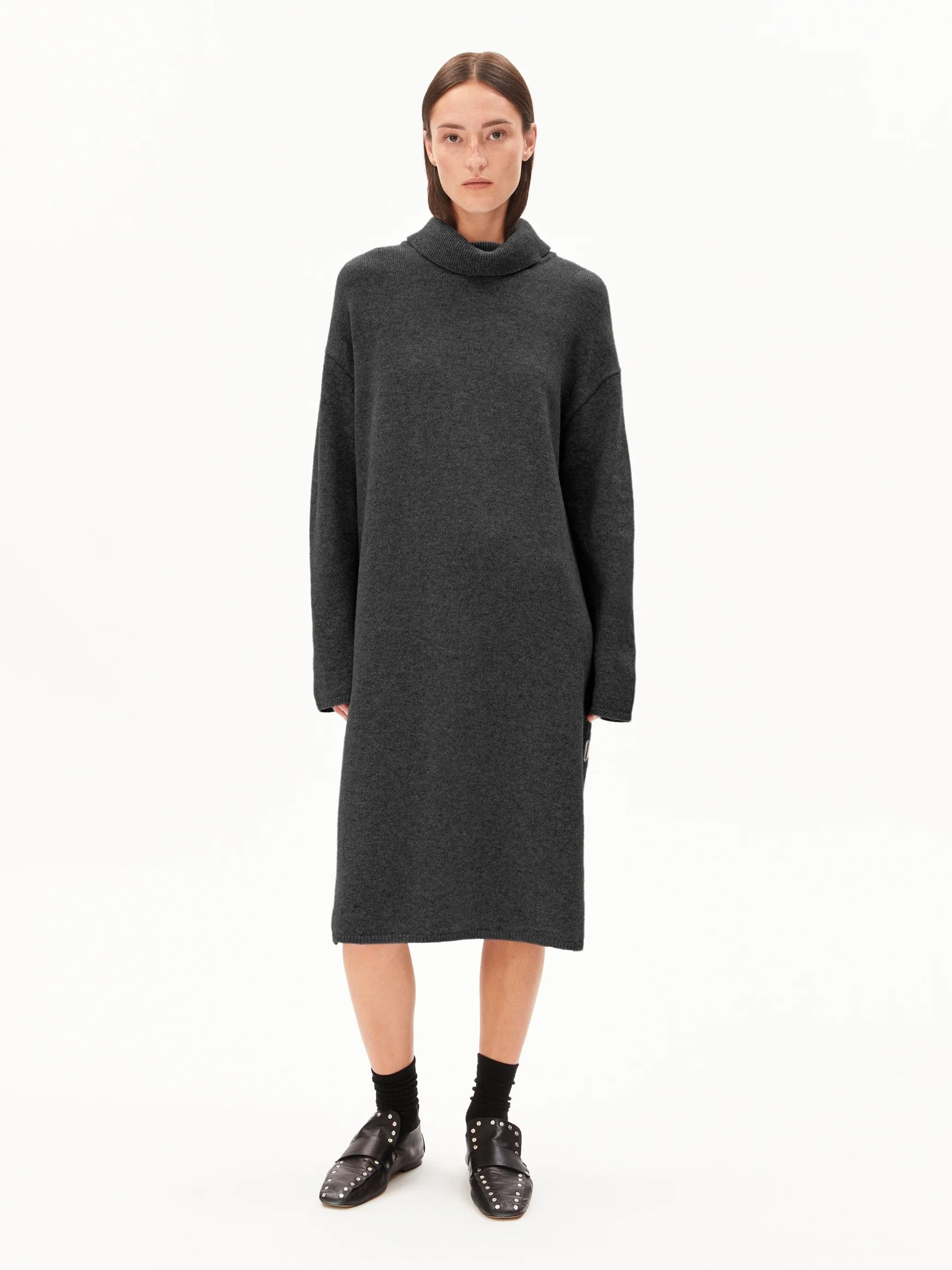 Kleid Aradiaa steel melange Armedangels