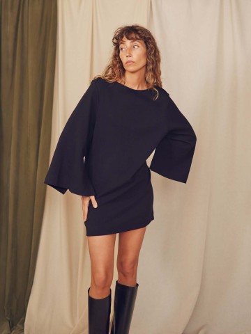 Kleid Mini Dress black Cossac