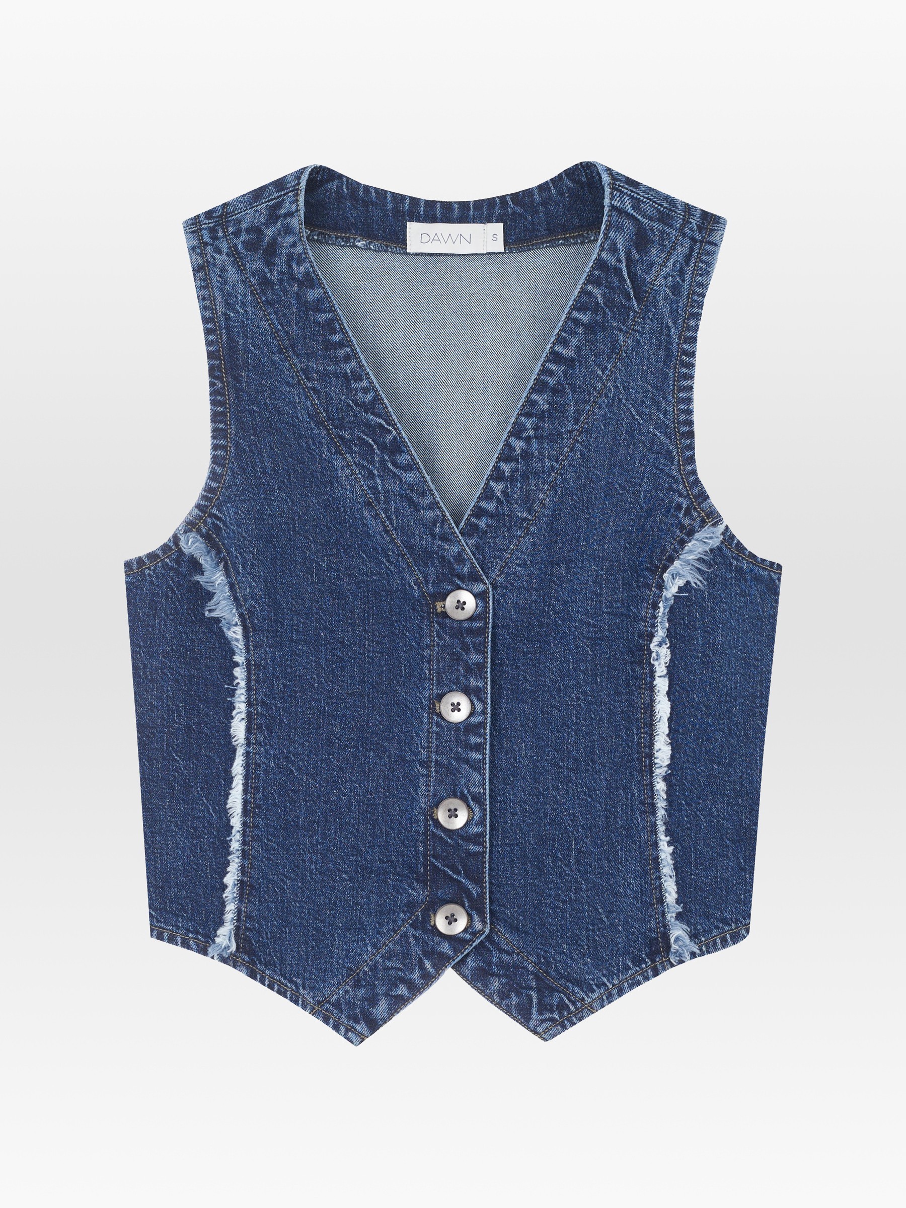 Jeansweste Astra Vest dark blue Dawn Denim