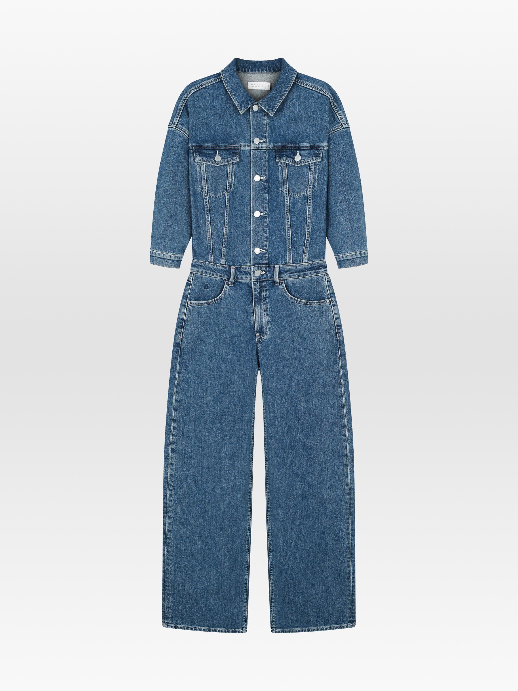 Jumpsuit Ros Overall vintage blue Dawn Denim