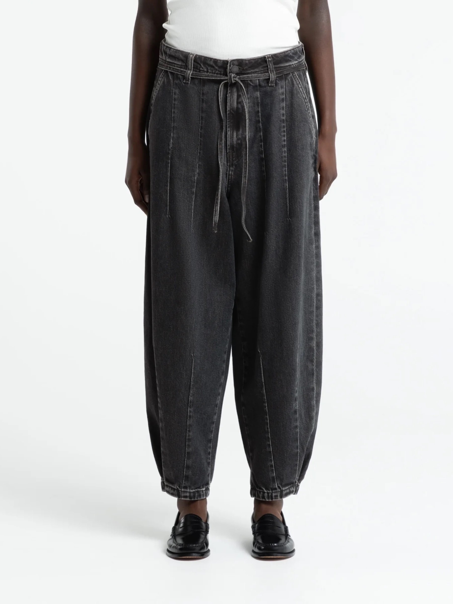 Hose Oujou vilma brown black Kings of Indigo – K.O.I.