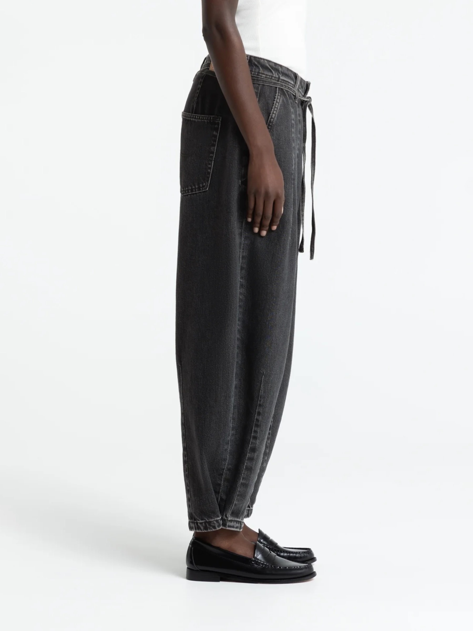 Hose Oujou vilma brown black Kings of Indigo – K.O.I.