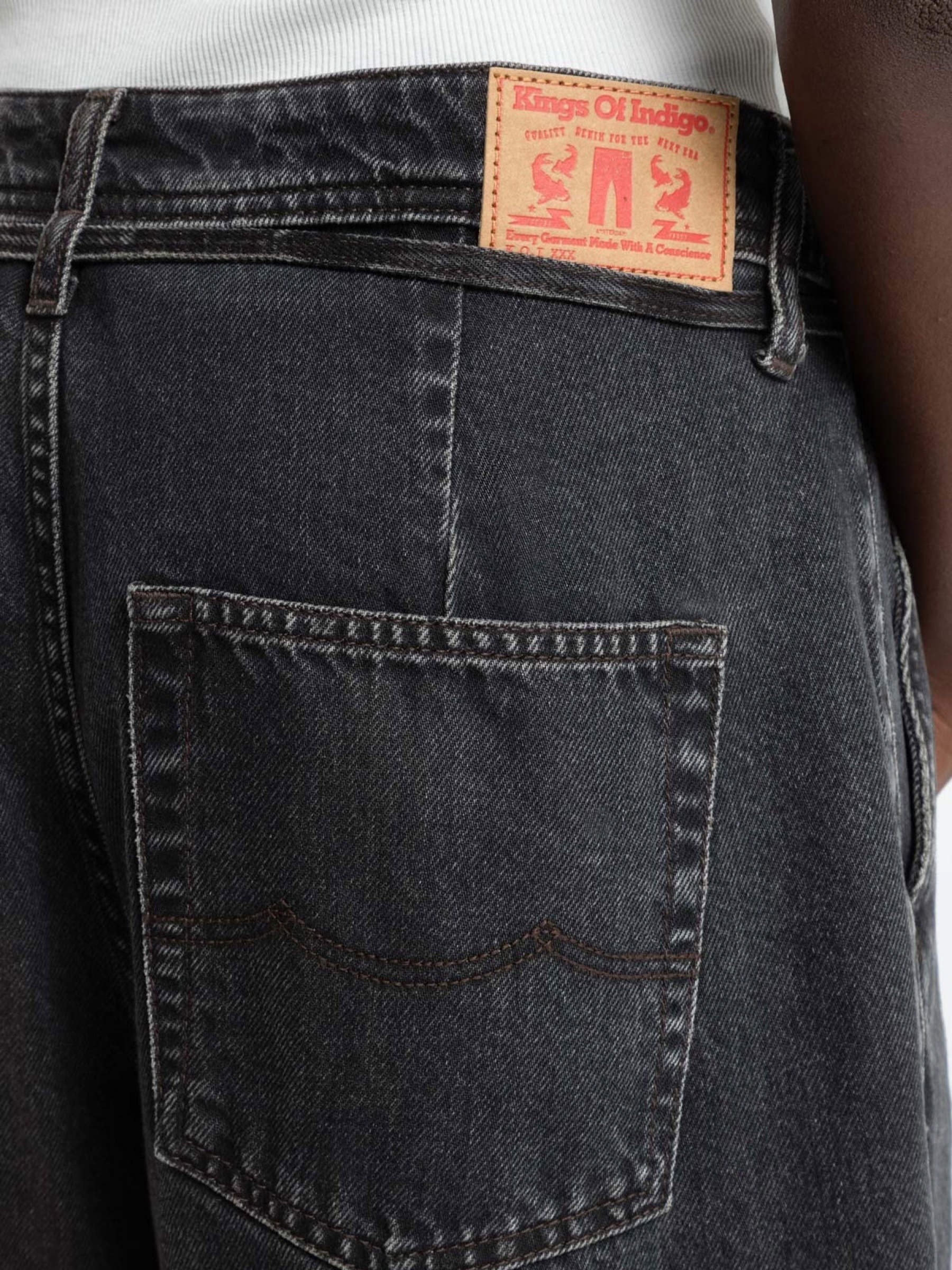 Hose Oujou vilma brown black Kings of Indigo – K.O.I.