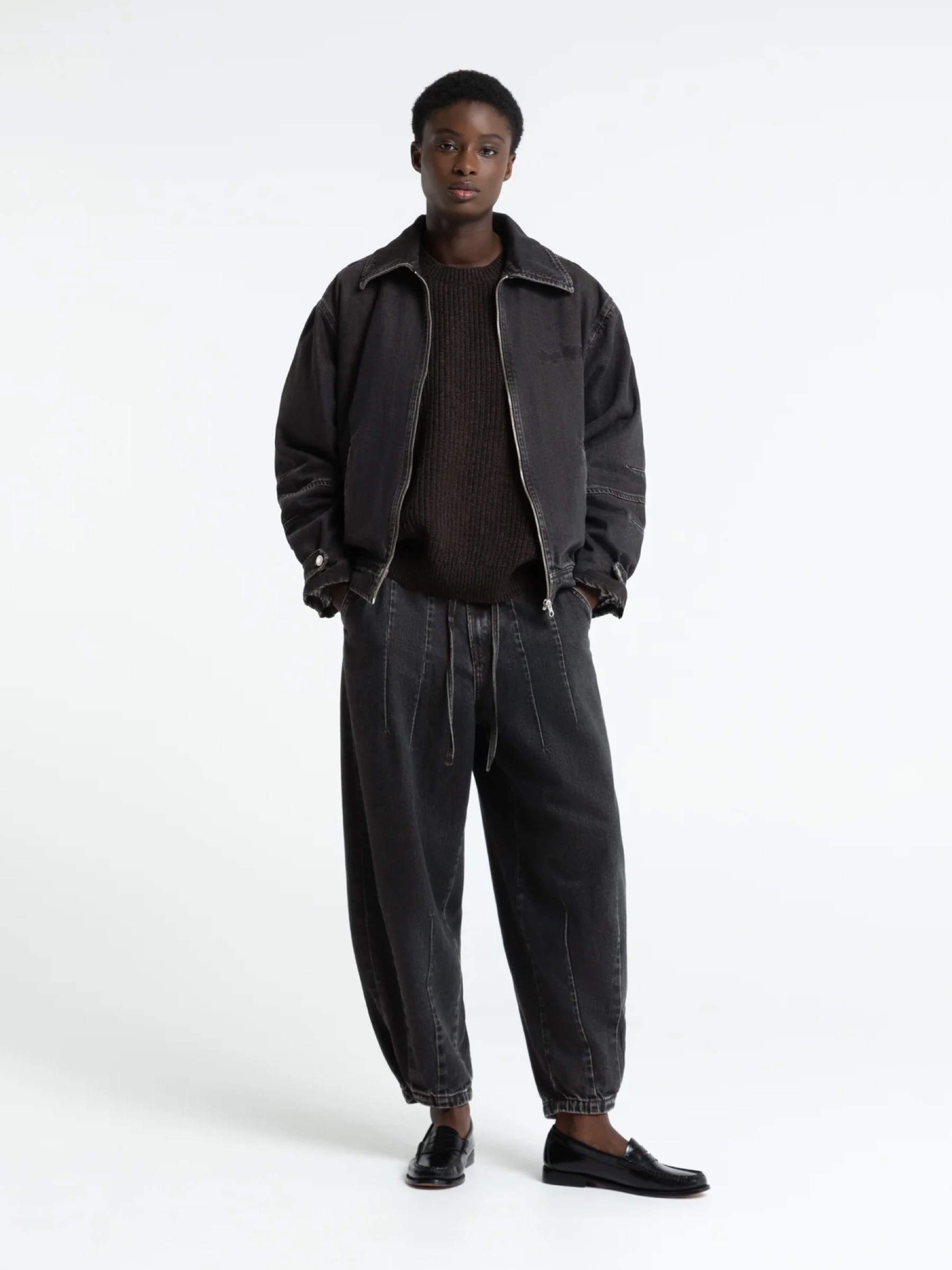 Hose Oujou vilma brown black Kings of Indigo – K.O.I.