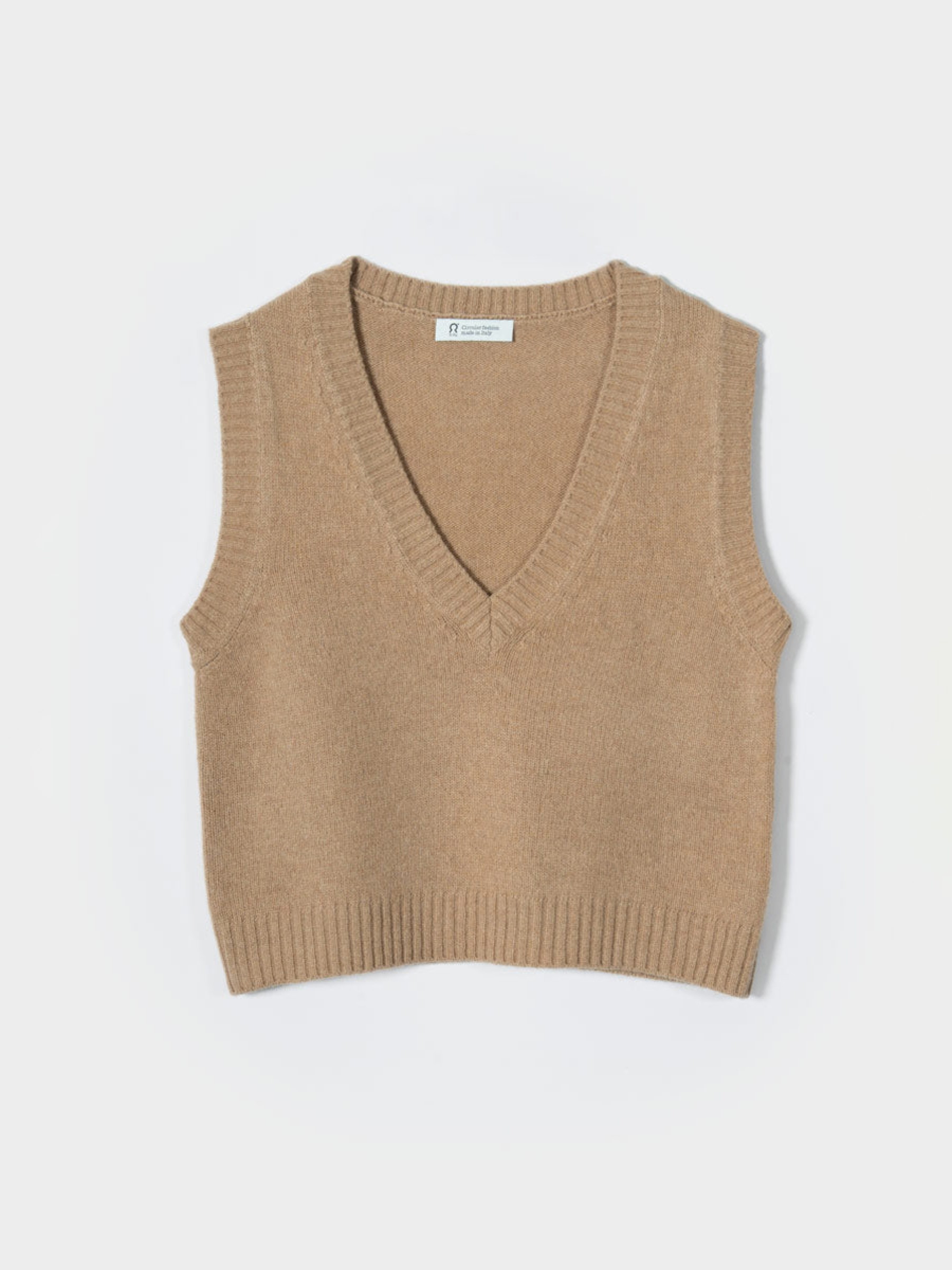 Weste Melania Women Wool Vest beige sughero Rifo