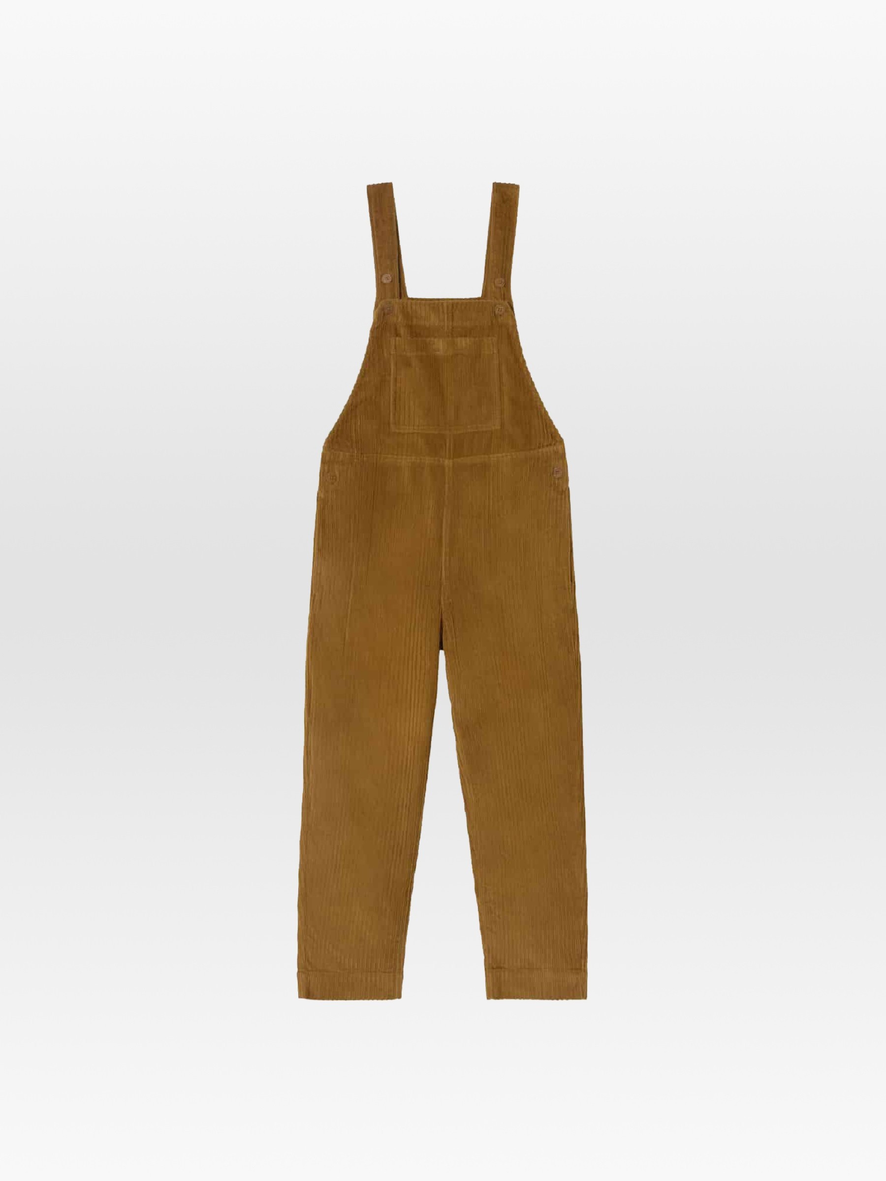 Overall Luz Jumpsuit light oak corduroy Thinking Mu