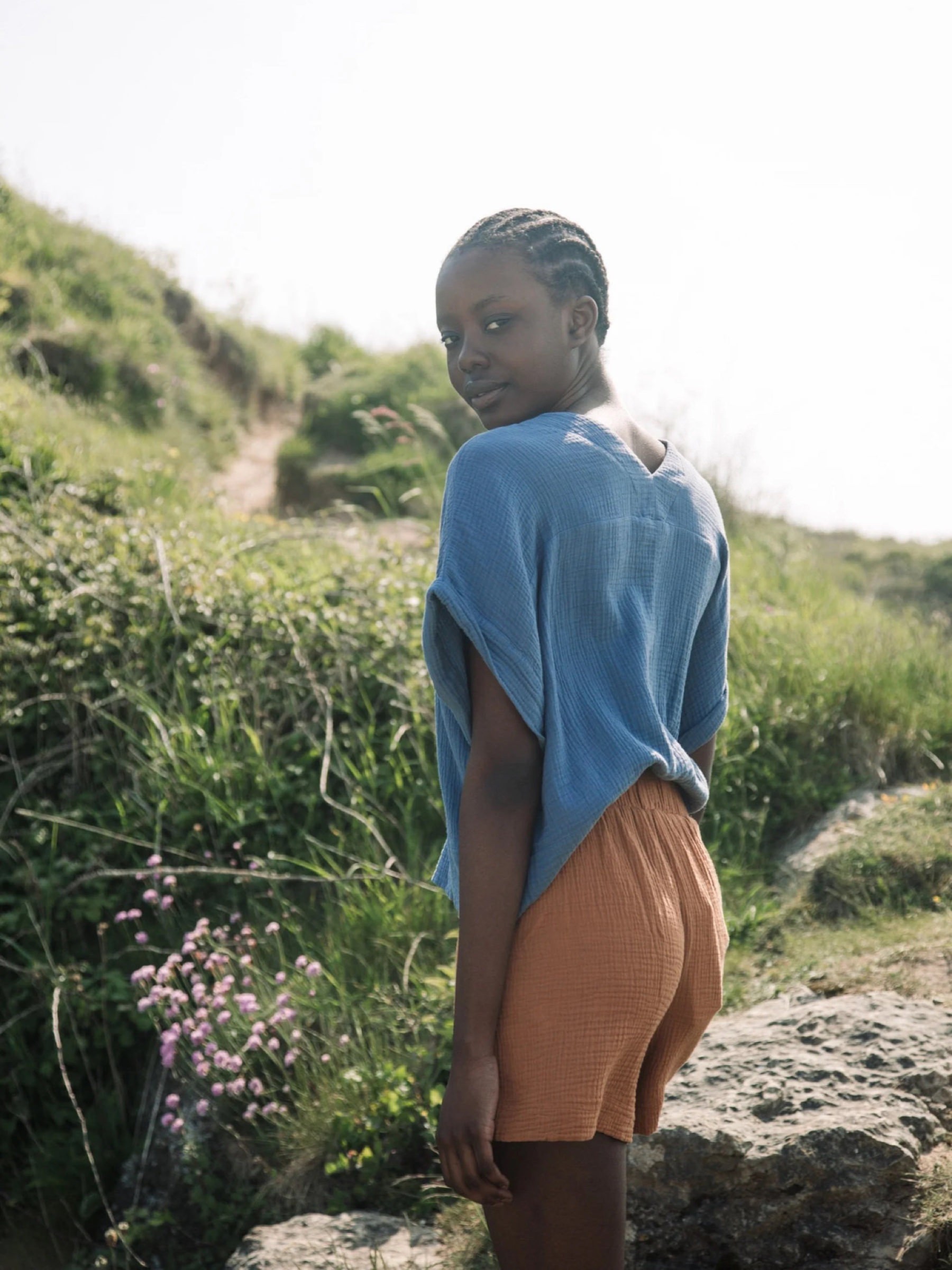 Shorts Gilma pecan-pecan Beaumont Organic