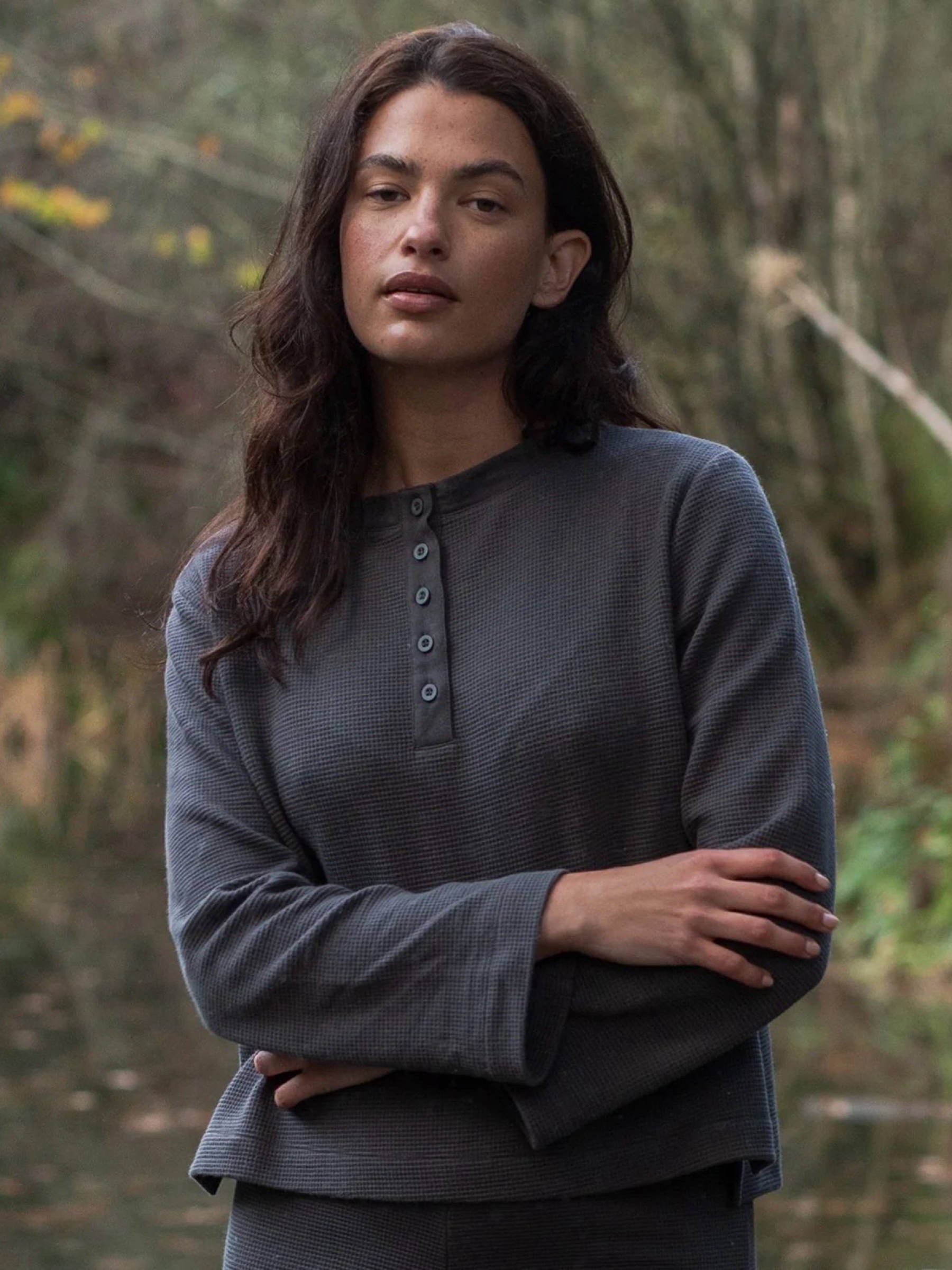 Longsleeve Hayden slate Beaumont Organic