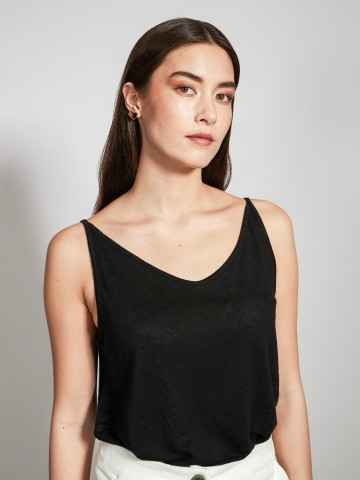 Slip Top Triangle black Jan 'n June