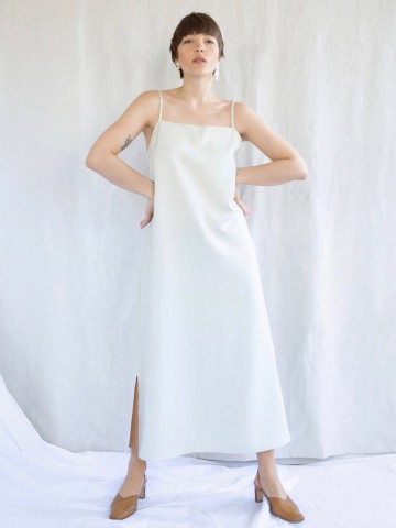 Kleid Midi Dress Capri eggshell Jan 'n June