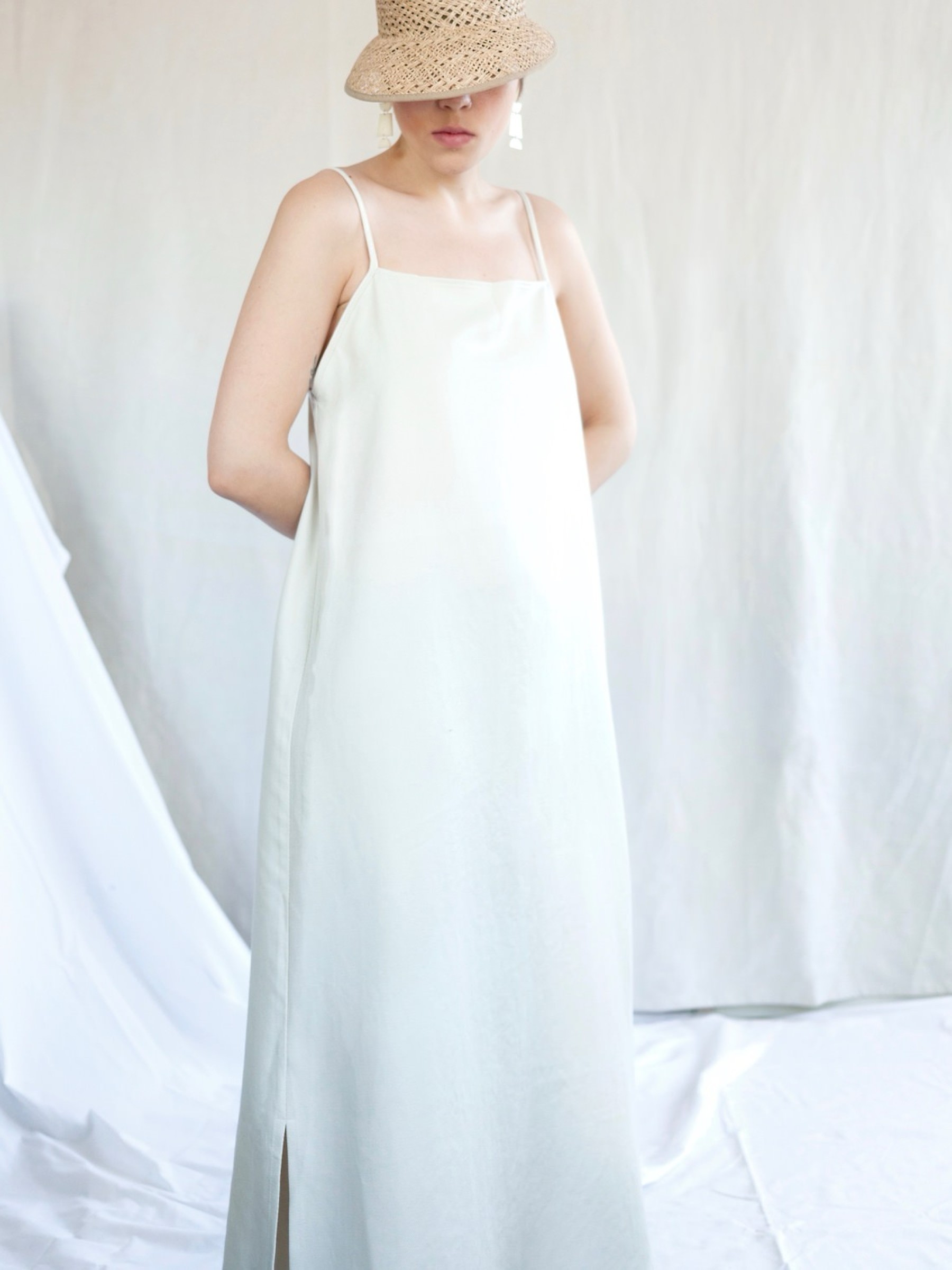 Kleid Midi Dress Capri eggshell Jan 'n June