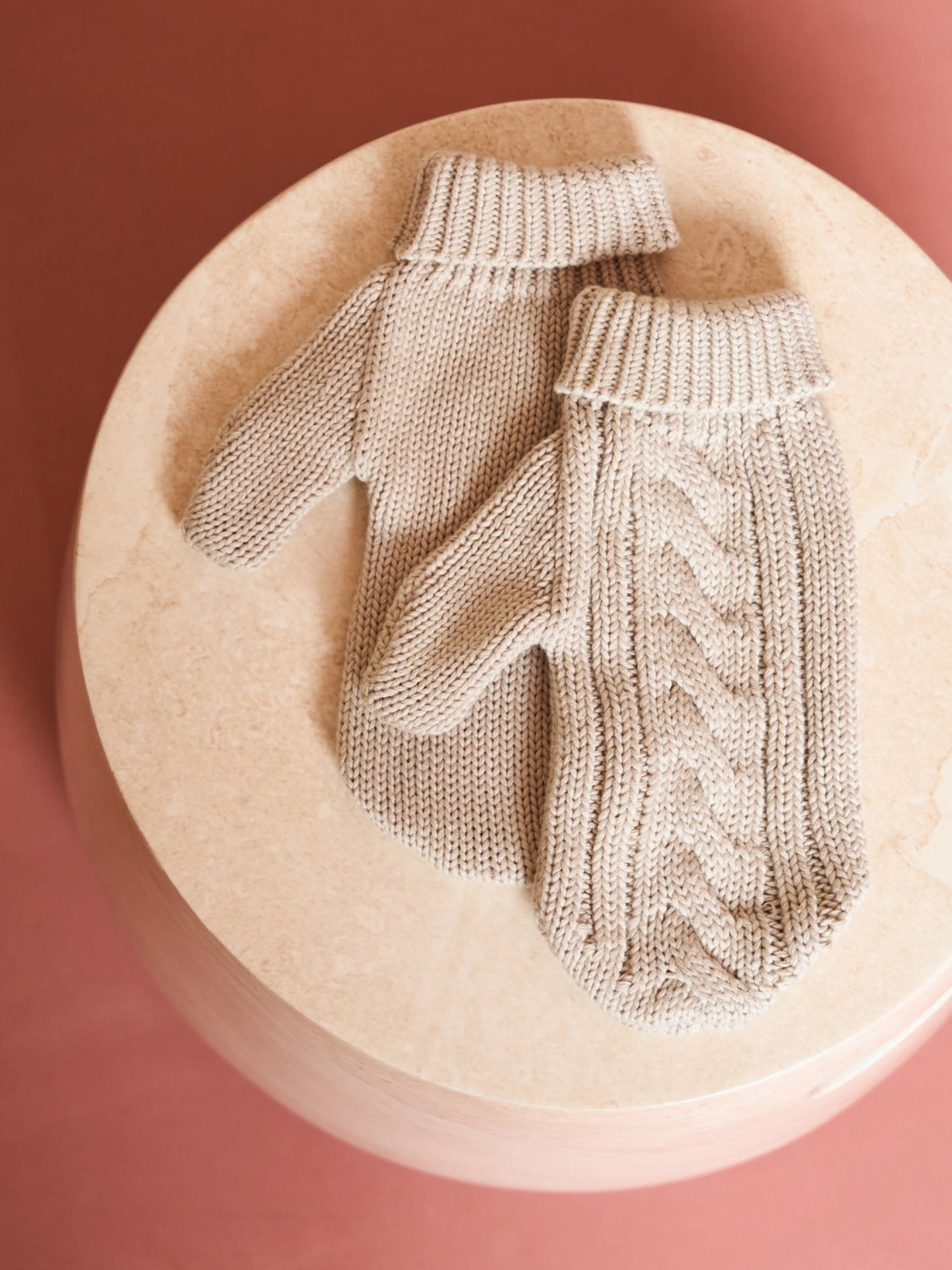 Handschuhe Mittens Oise ivory Jan 'n June