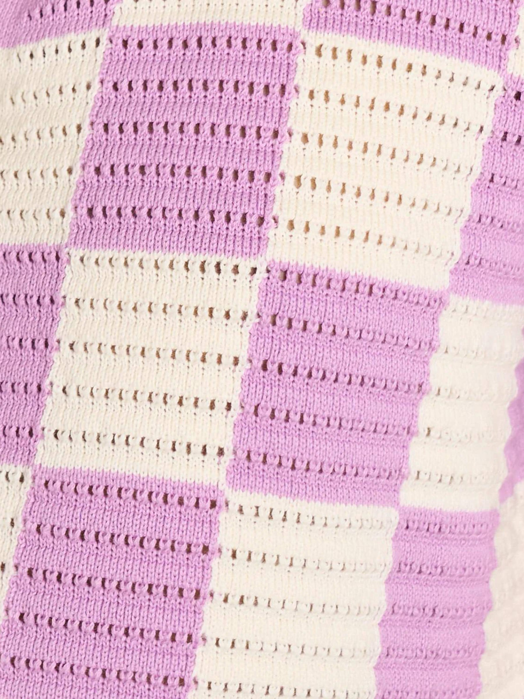 Kurze Hose Knit Shorts Juana orchid checked Jan 'n June