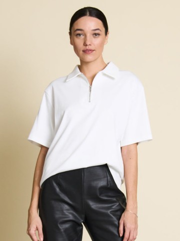 T-Shirt Sommen white rib Jan 'n June