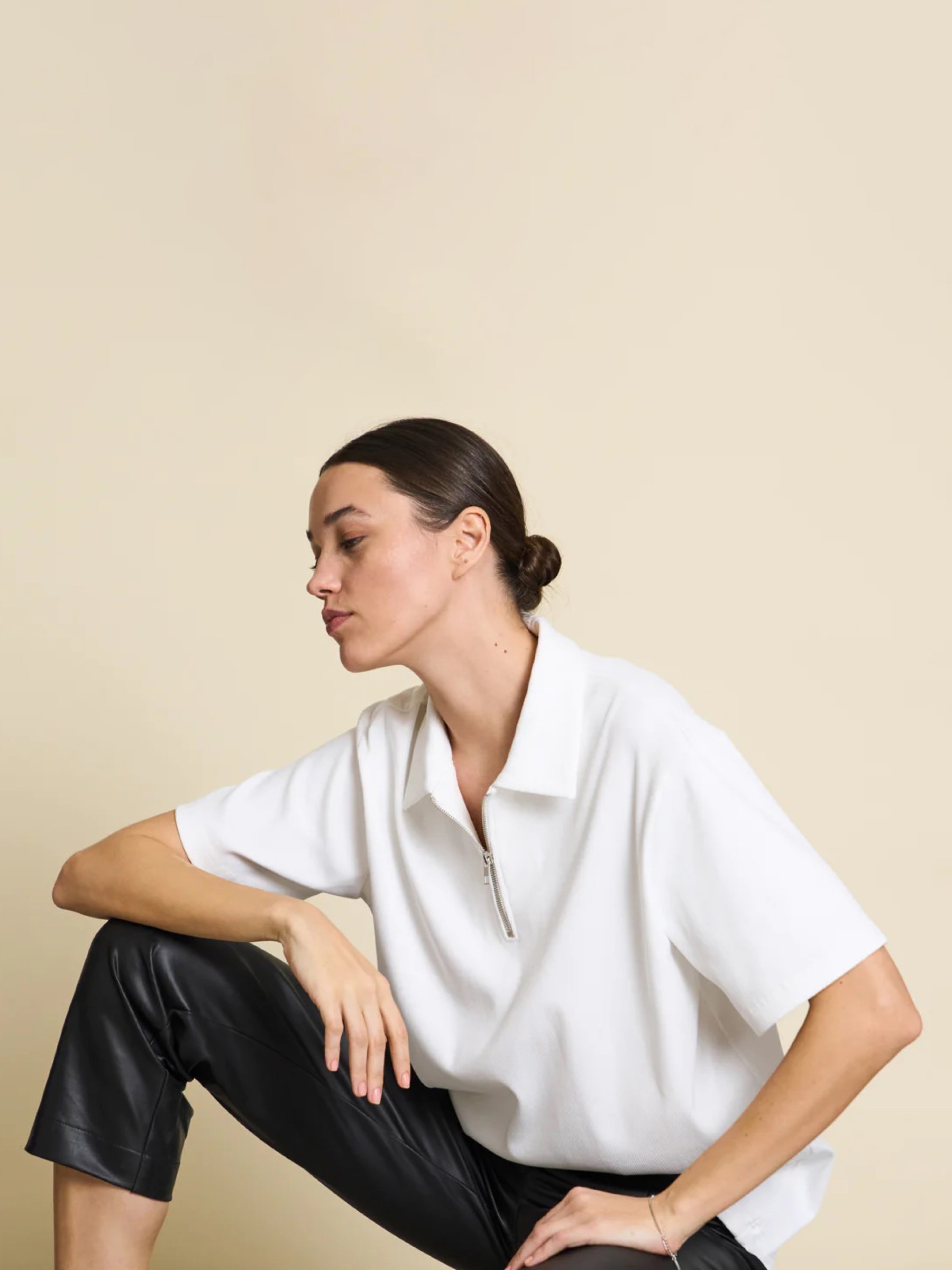 T-Shirt Sommen white rib Jan 'n June