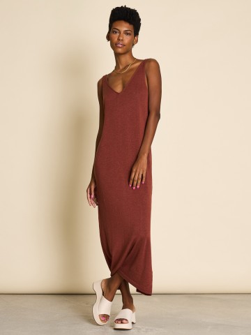 Kleid Knit Dress Kasilda marsala Jan 'n June