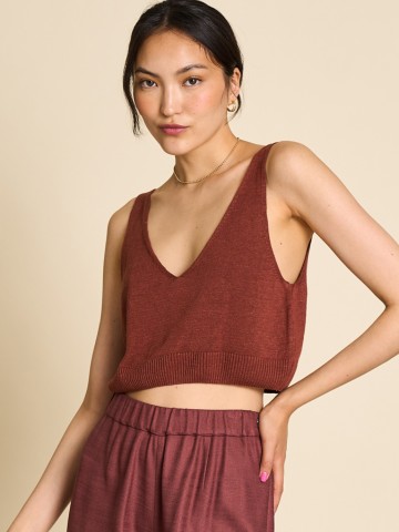 Knit Top Jimena marsala Jan 'n June