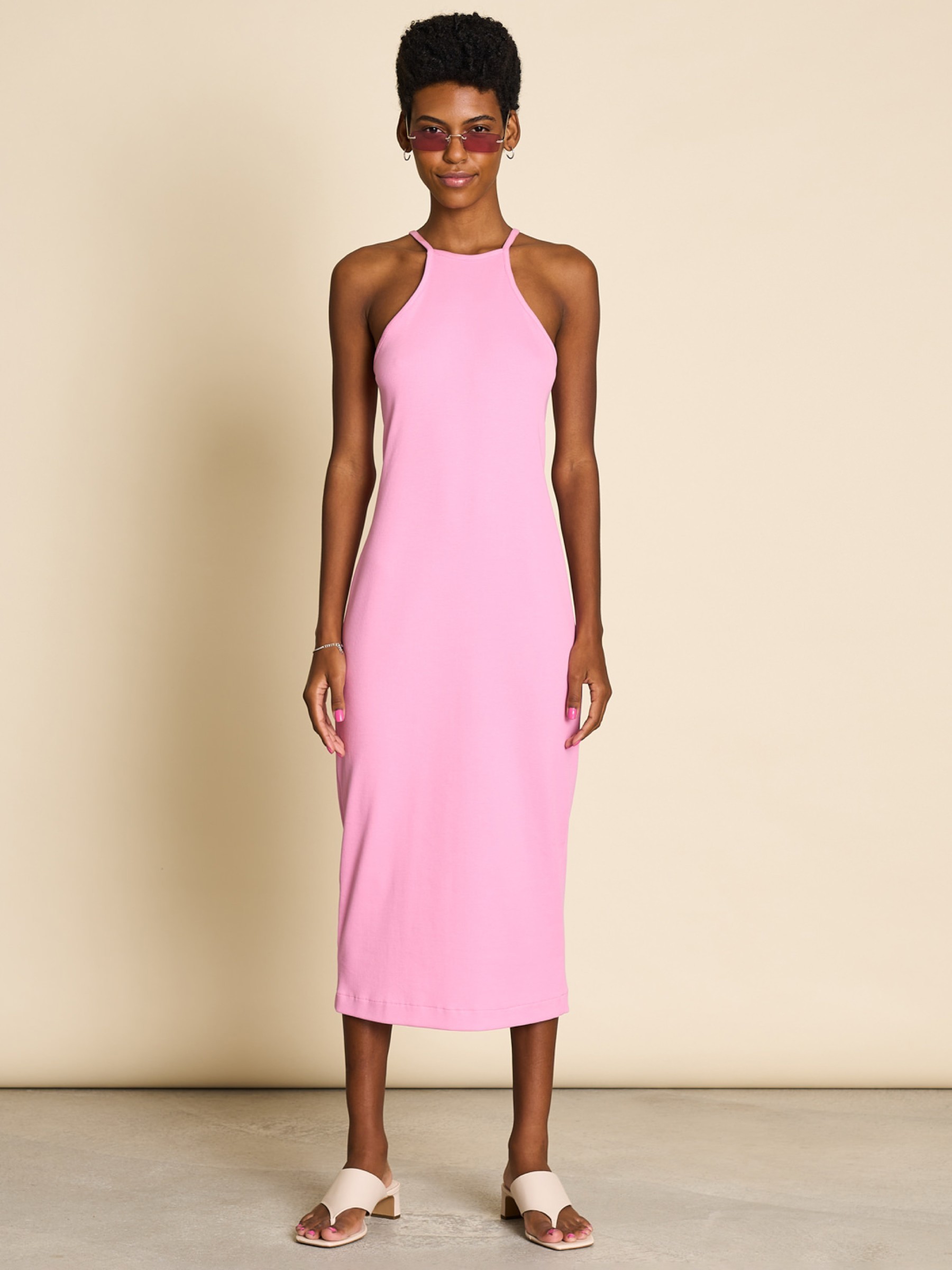 Kleid Midi Dress Elita mauve Jan 'n June