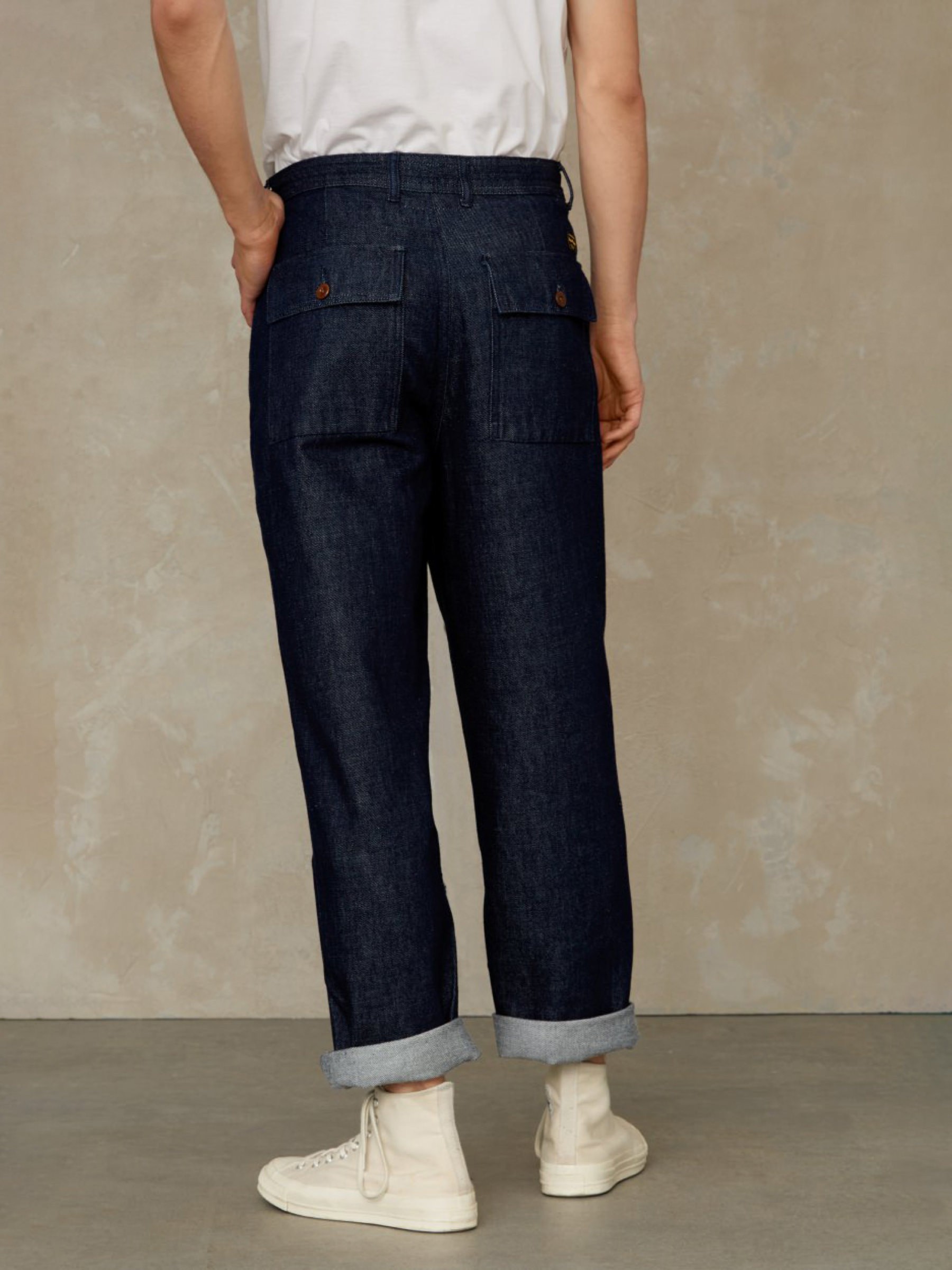 Jeanshose Arnold gleen rinse Kings of Indigo – K.O.I.