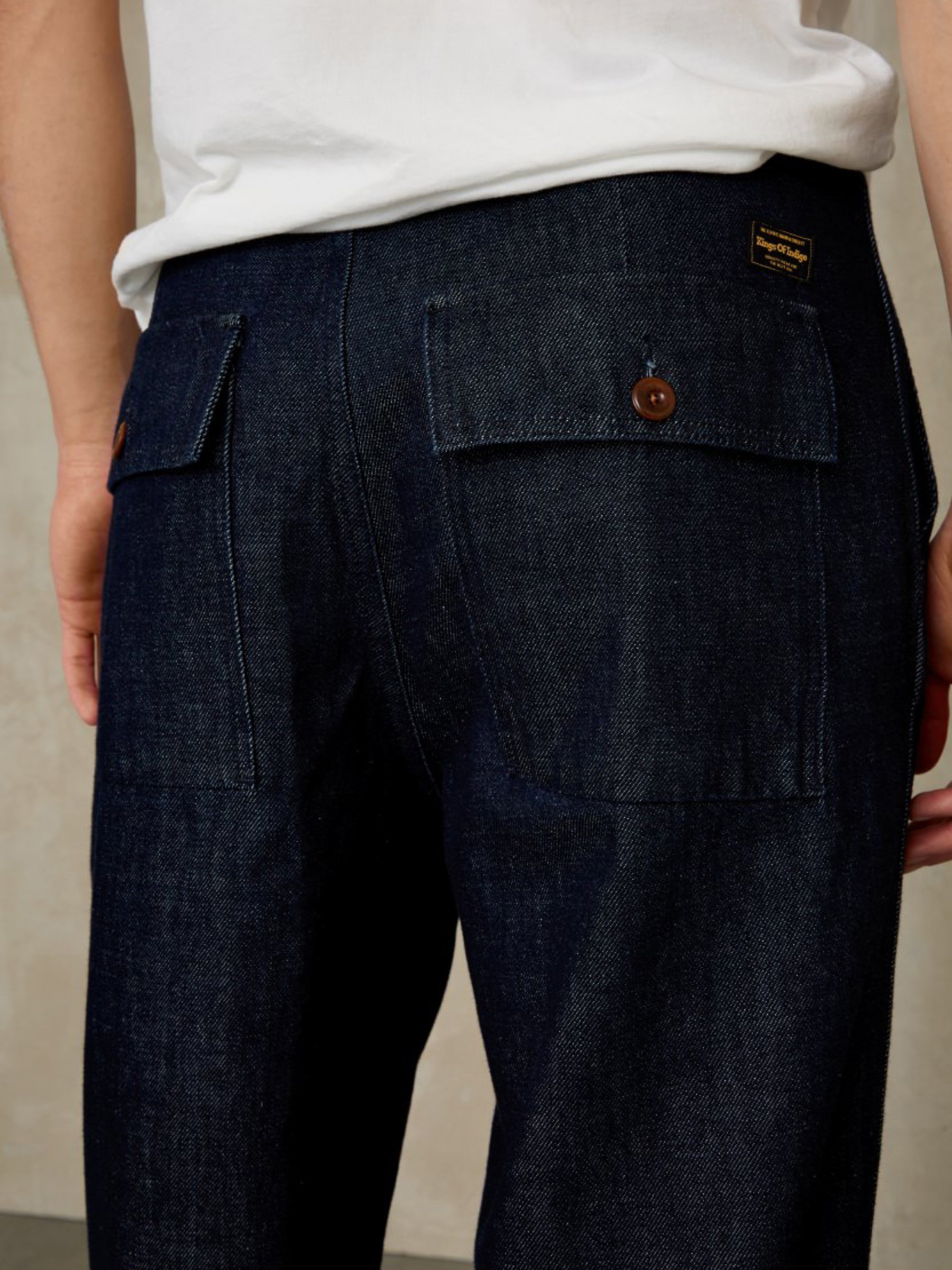 Jeanshose Arnold gleen rinse Kings of Indigo – K.O.I.