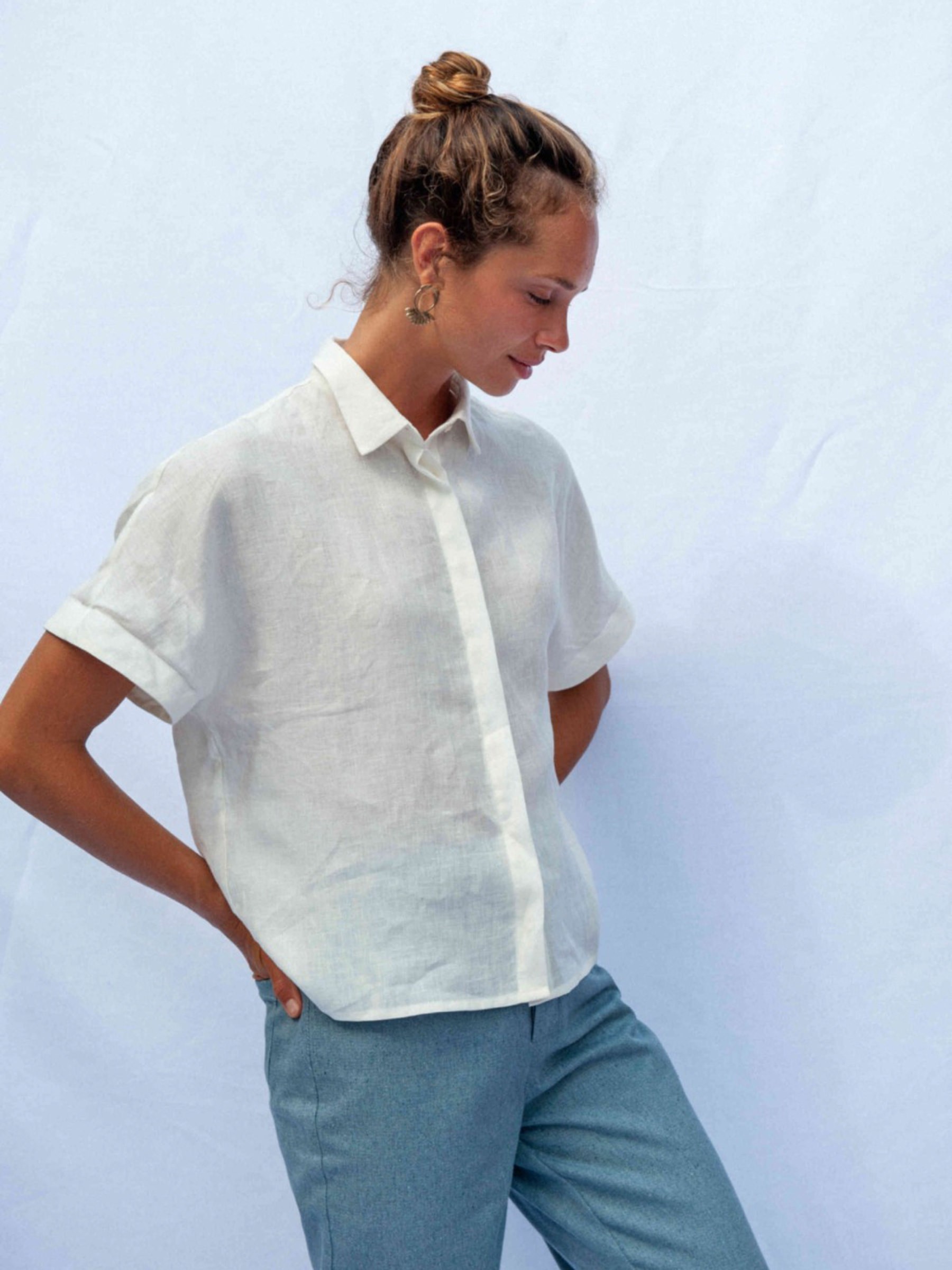 Bluse Tona Blouse ecru Jungle Folk