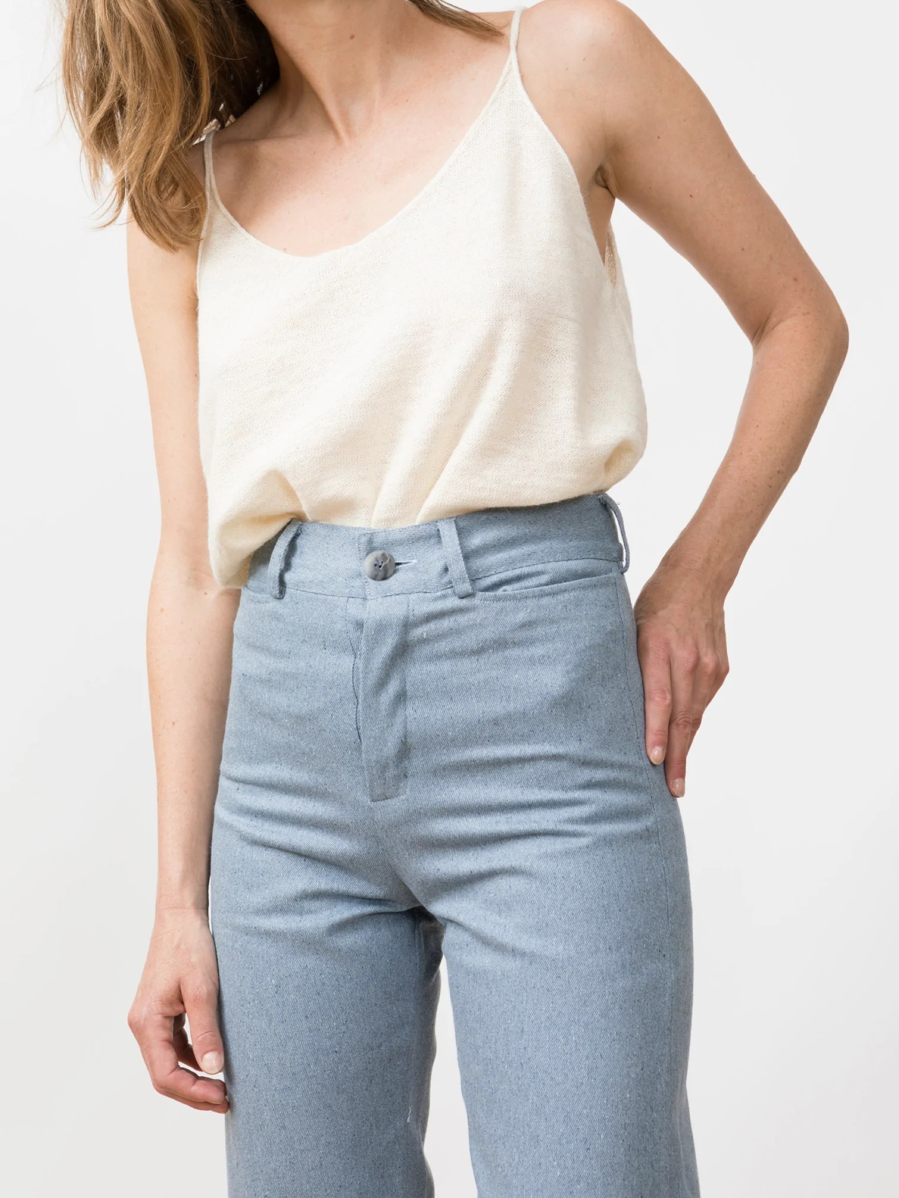 Hose Ada Trousers light blue Jungle Folk